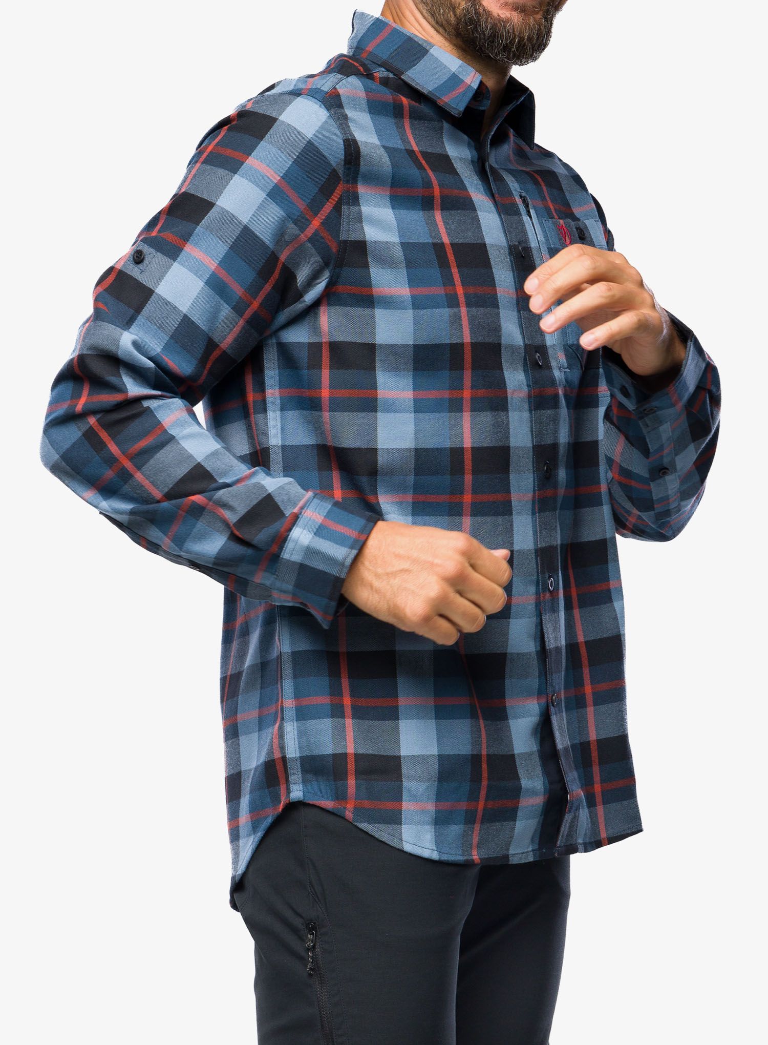 Turistická košile Fjallraven Fjallglim Shirt - indigo blue/dawn blue
