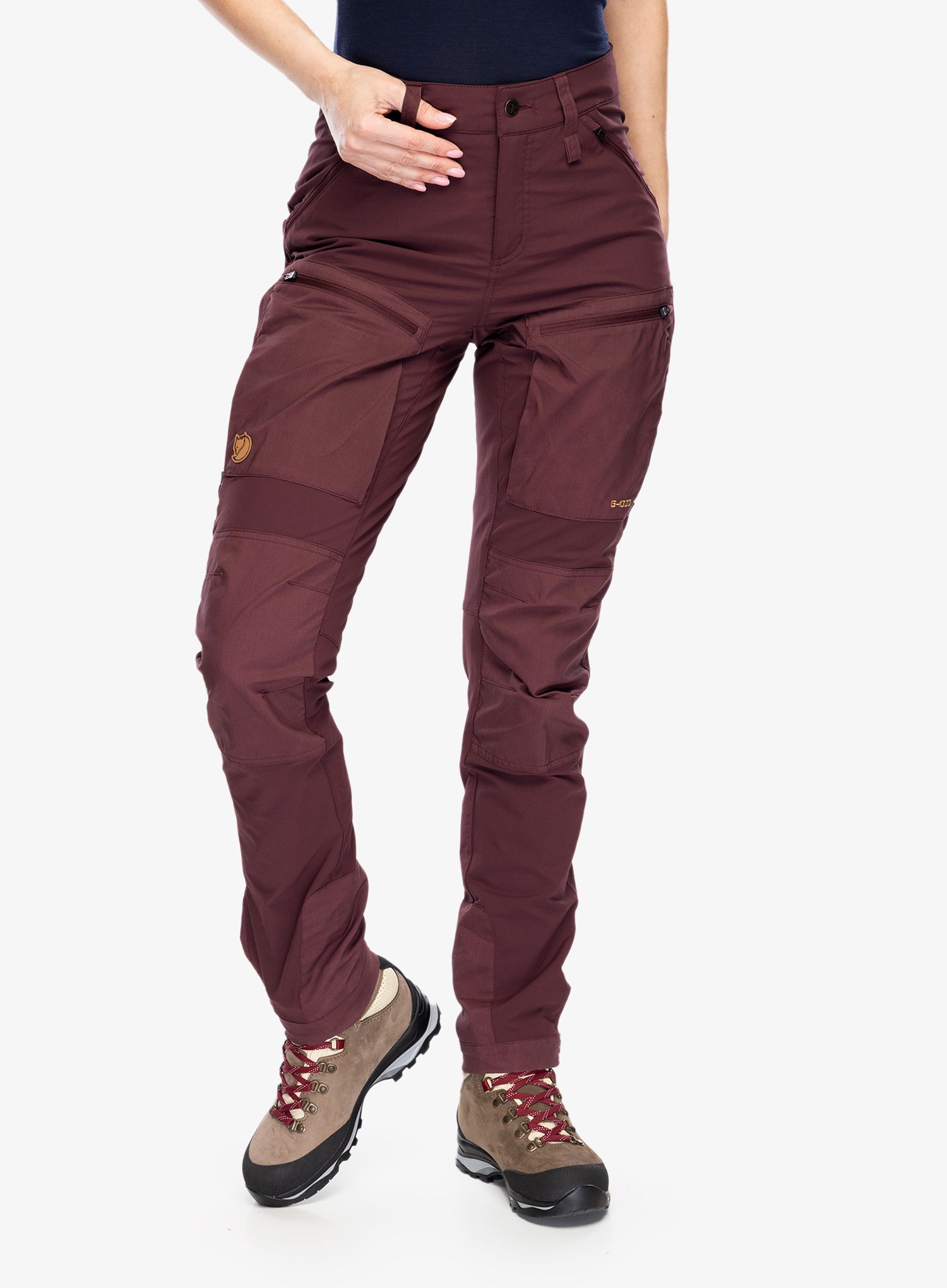 Trekové kalhoty dámské Fjallraven Keb Agile Trousers - port