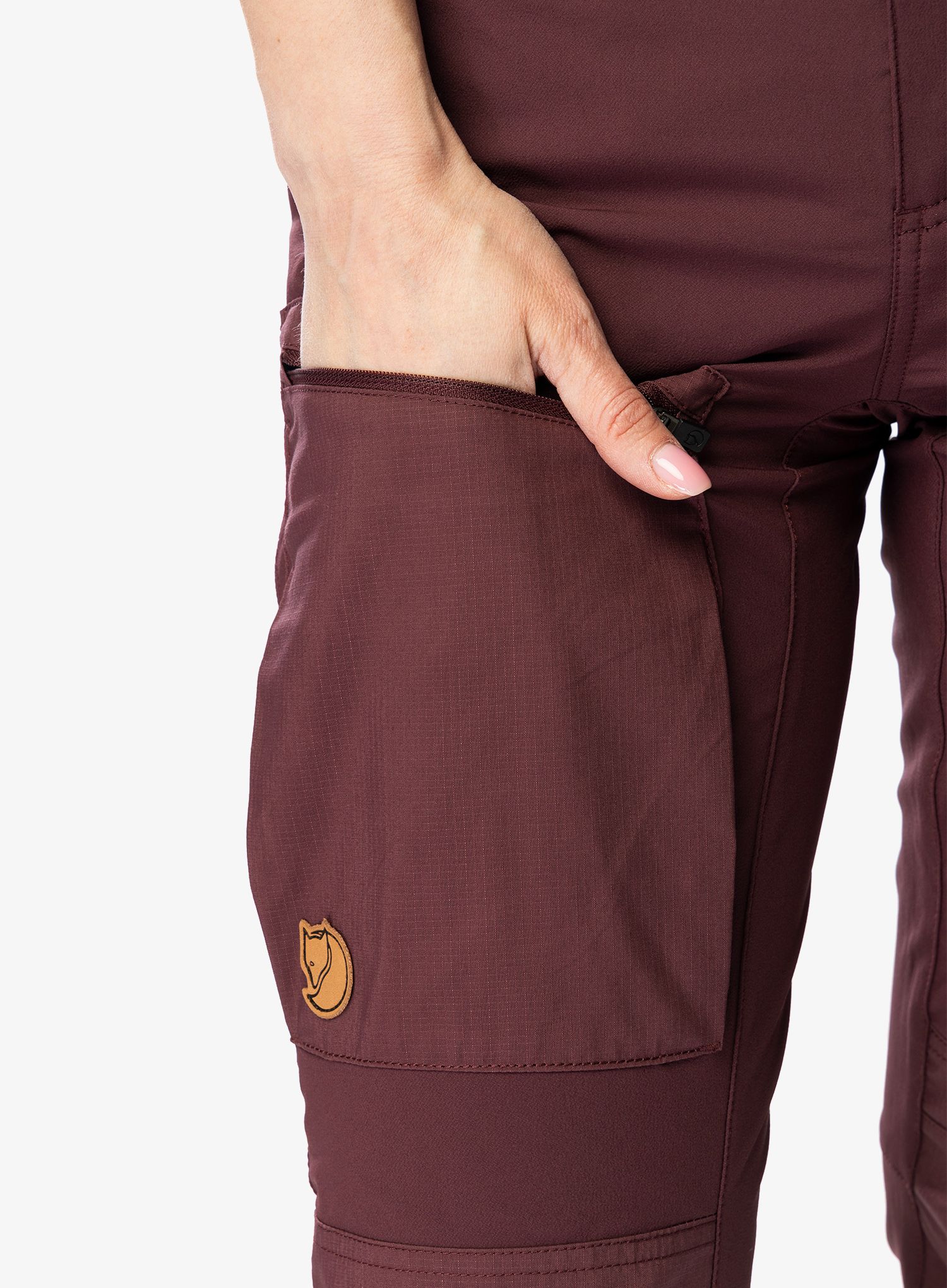 Trekové kalhoty dámské Fjallraven Keb Agile Trousers - port