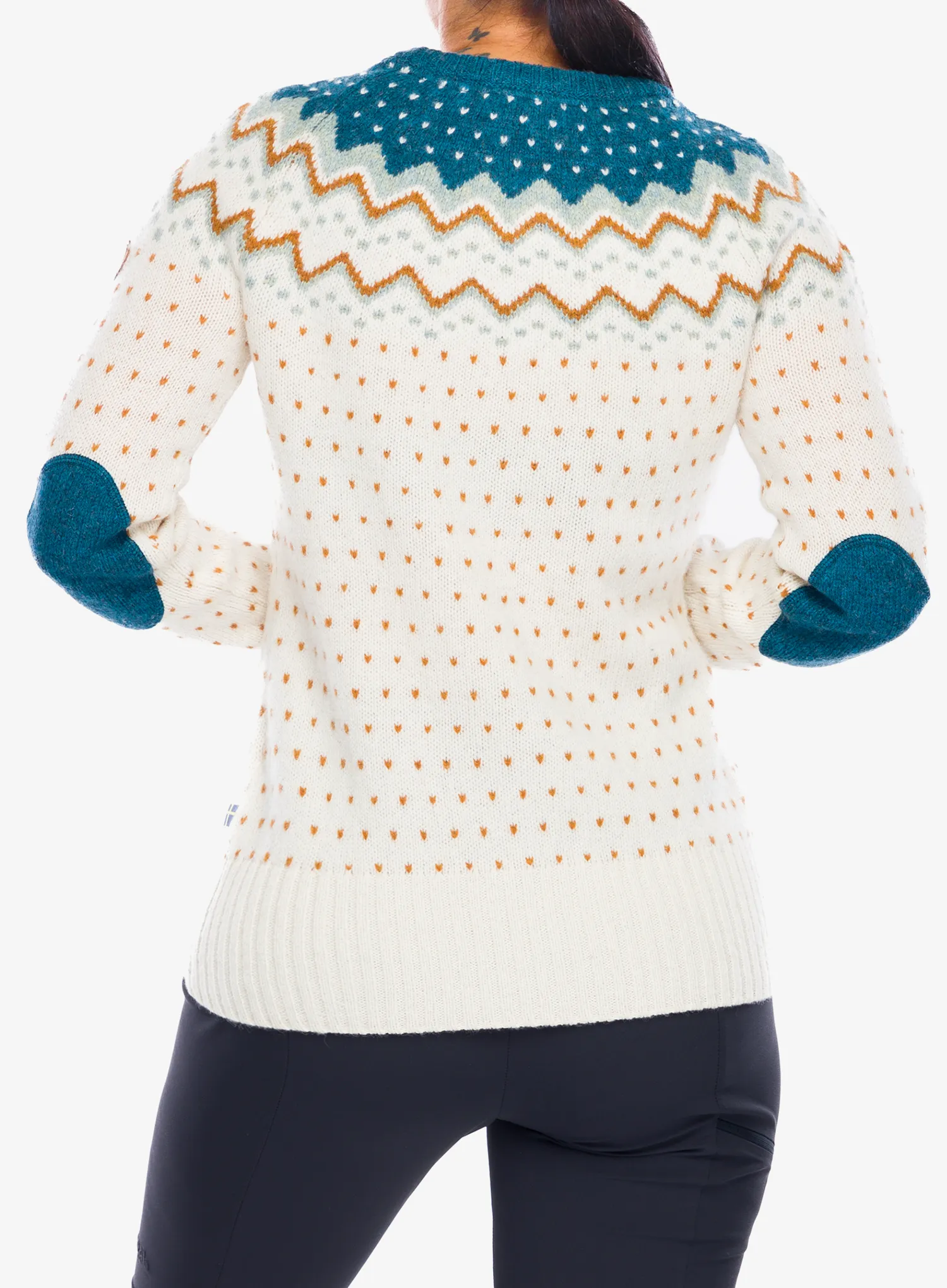 Dámský svetr Fjallraven Ovik Knit Sweater - glacier green