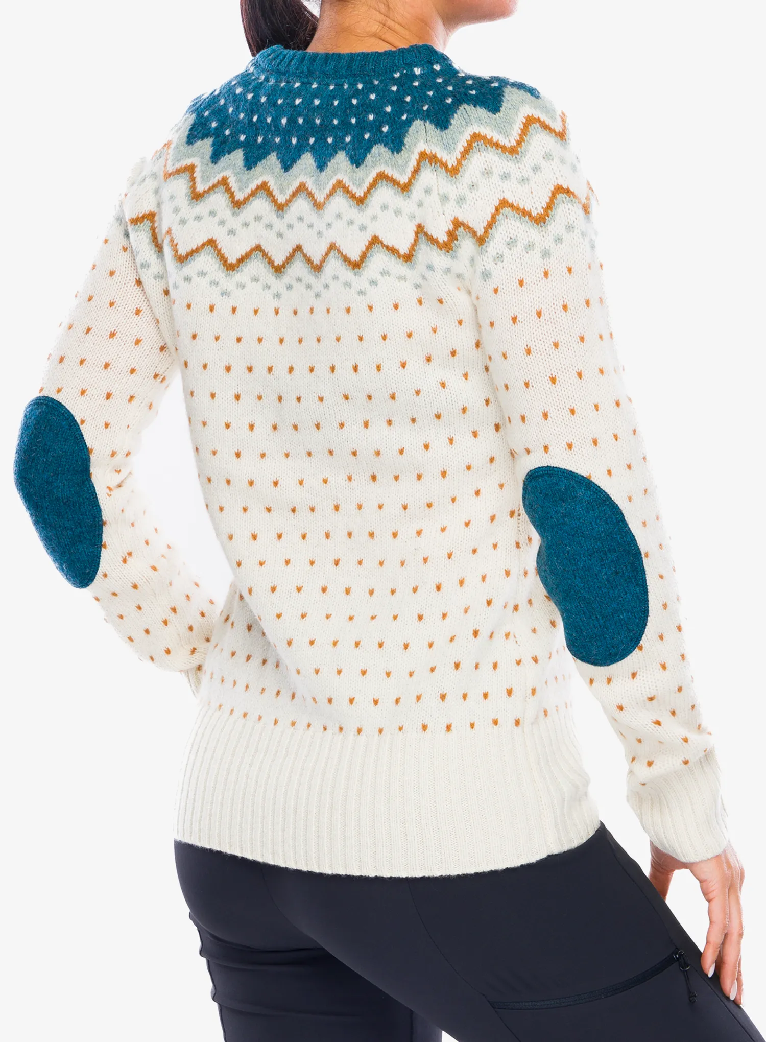 Dámský svetr Fjallraven Ovik Knit Sweater - glacier green