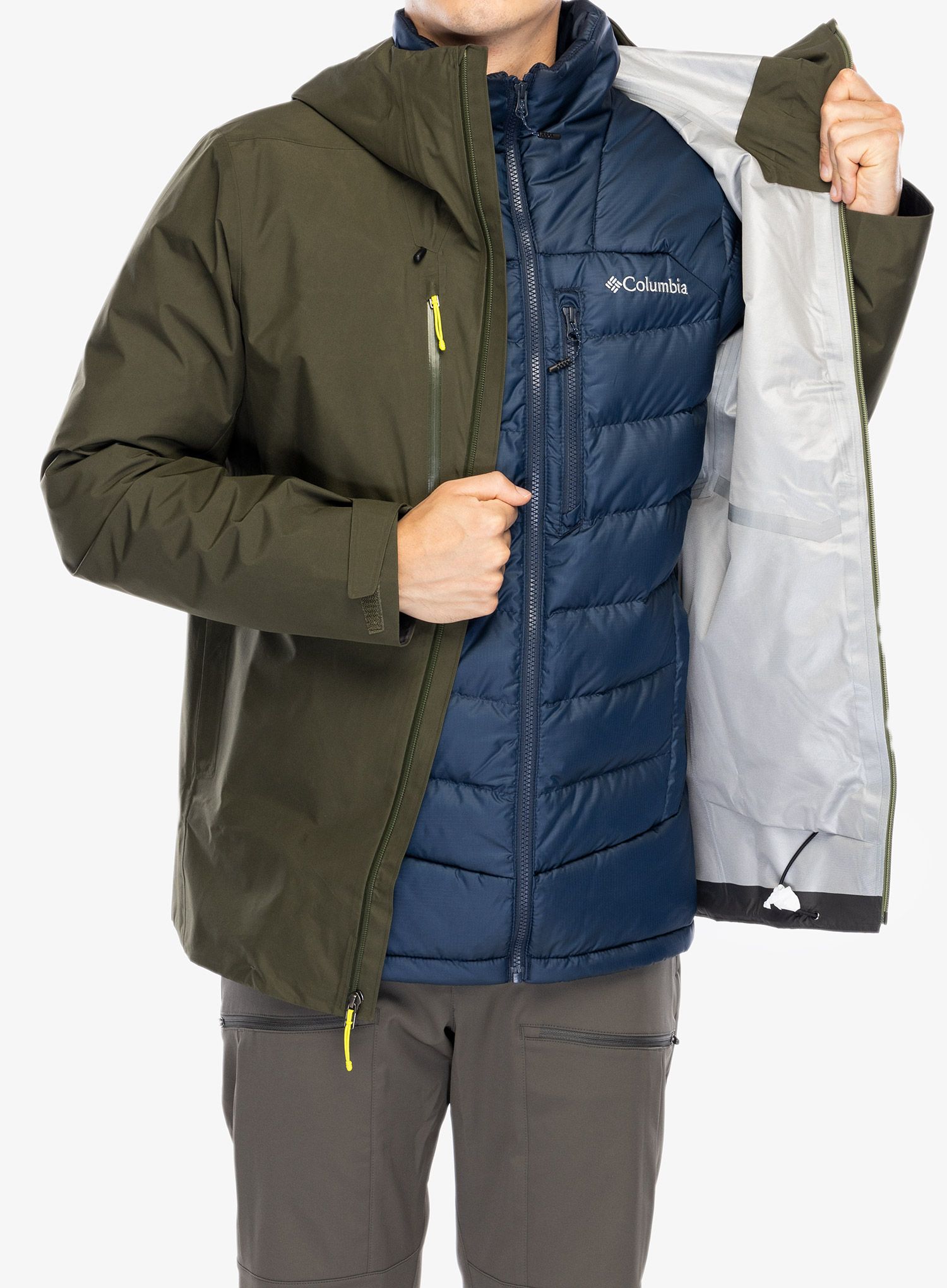 GORE TEX bunda Patagonia Triolet Jacket - pine needle green