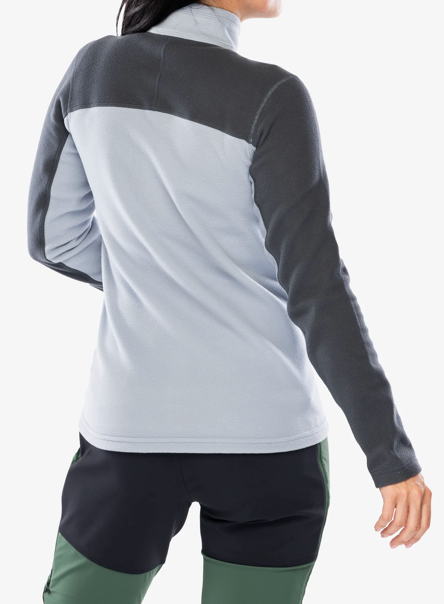 Fleece mikina Haglofs Buteo Mid Jacket - concrete/magnetite