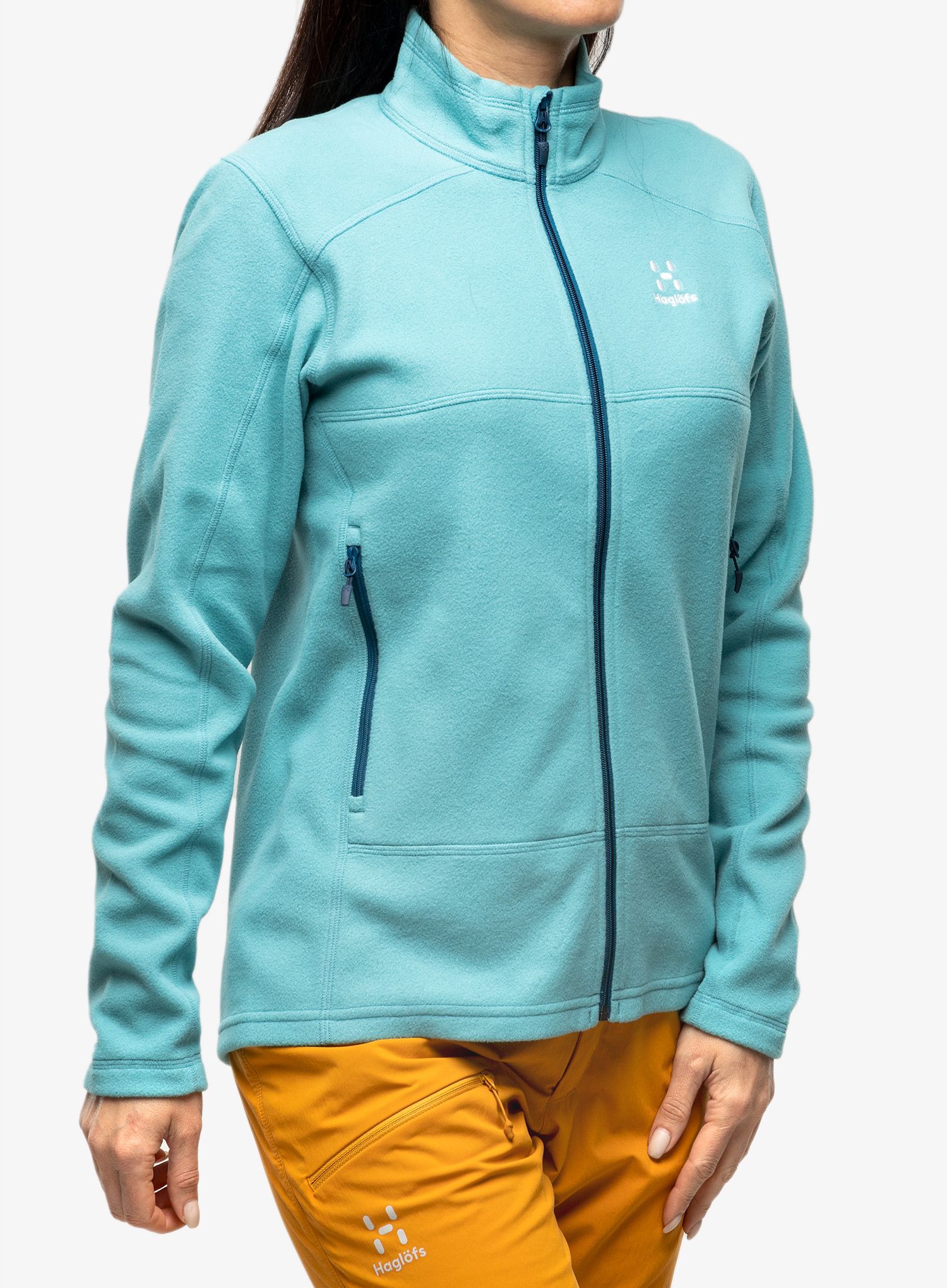 Fleece mikina dámská Haglofs Buteo Mid Jacket - frost blue