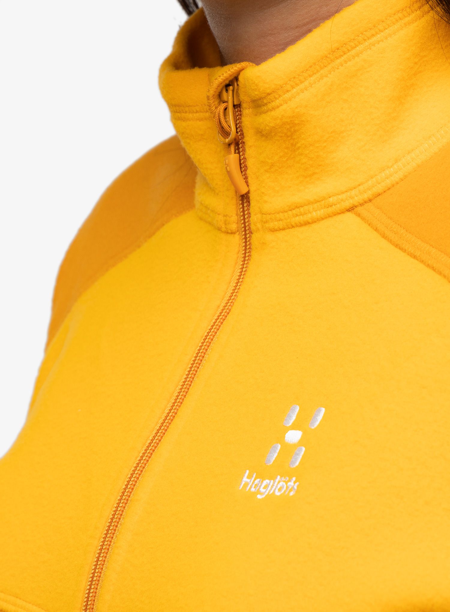 Mikina dámská bez kapuce Haglofs Buteo Mid Jacket - sunny yellow/desert yellow