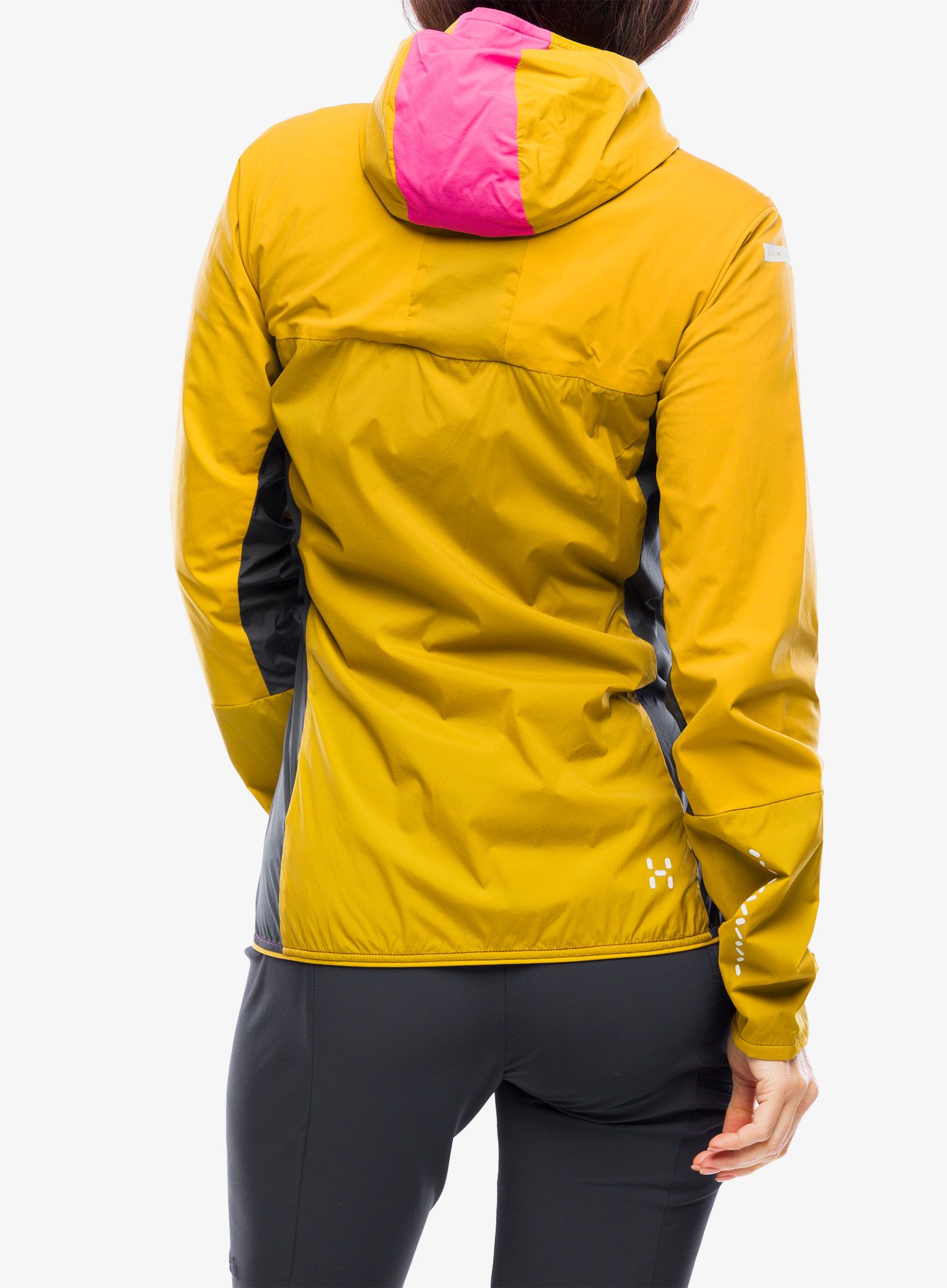 Zateplená bunda dámská Haglofs L.I.M Alpha Hood - ultra pink/autumn leaves