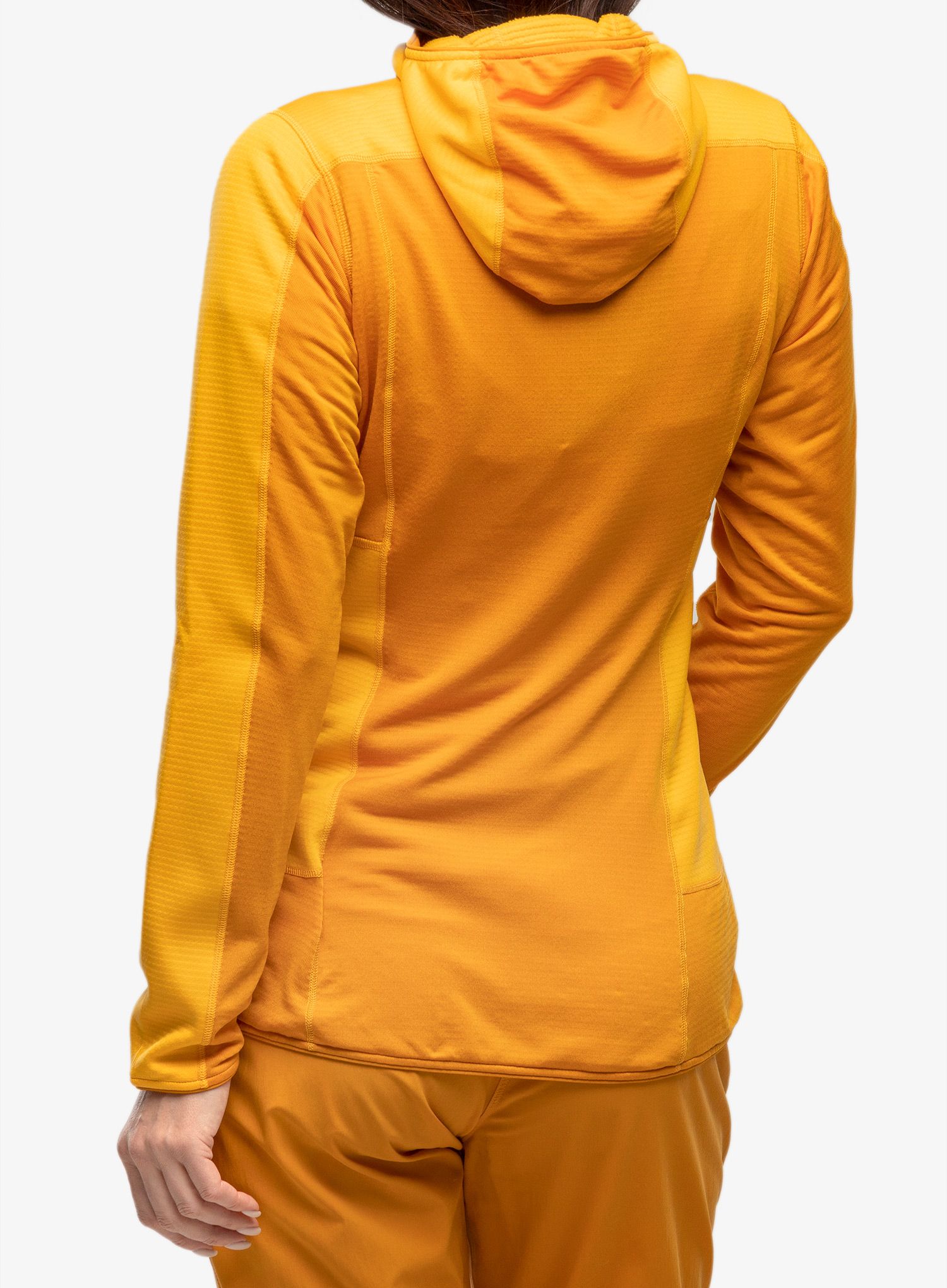 Dámská mikina na zip Haglofs L.I.M Mid Fast Hood - yellow/desert yellow