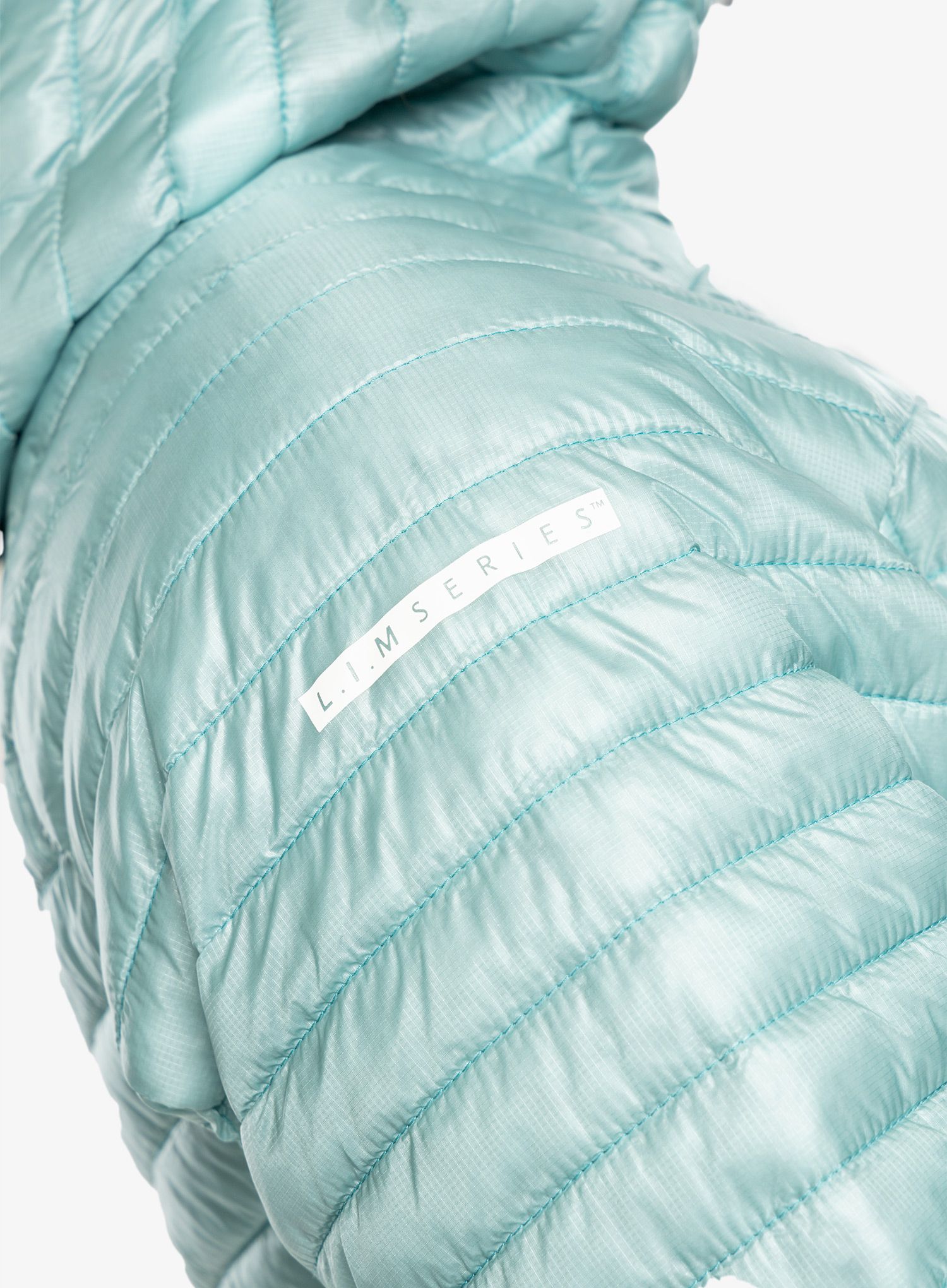 Dámská bunda na hory Haglofs L.I.M Mimic Hood - frost blue