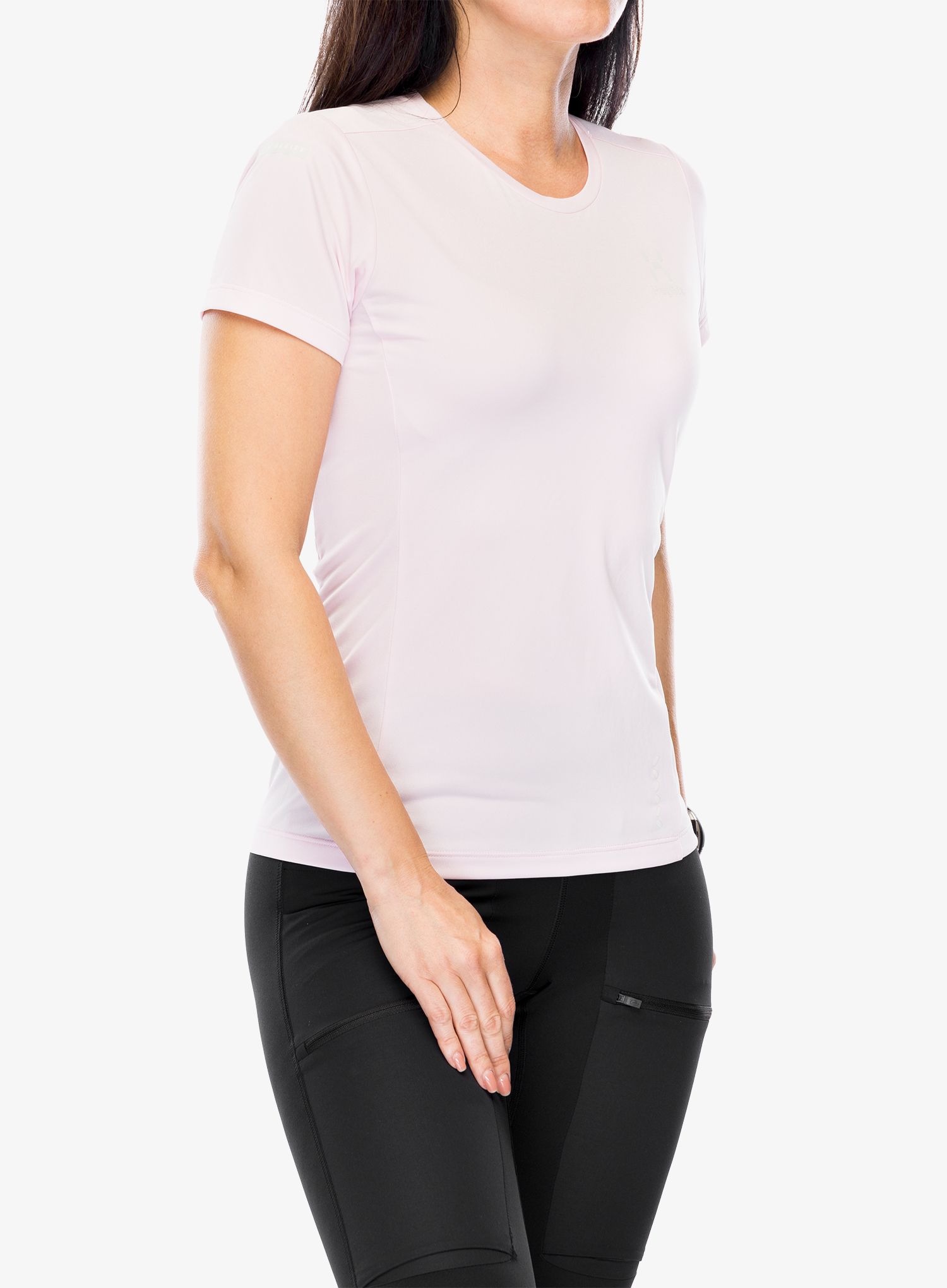 Dámské rychleschnoucí triko Haglofs L.I.M Tech Tee - fresh pink
