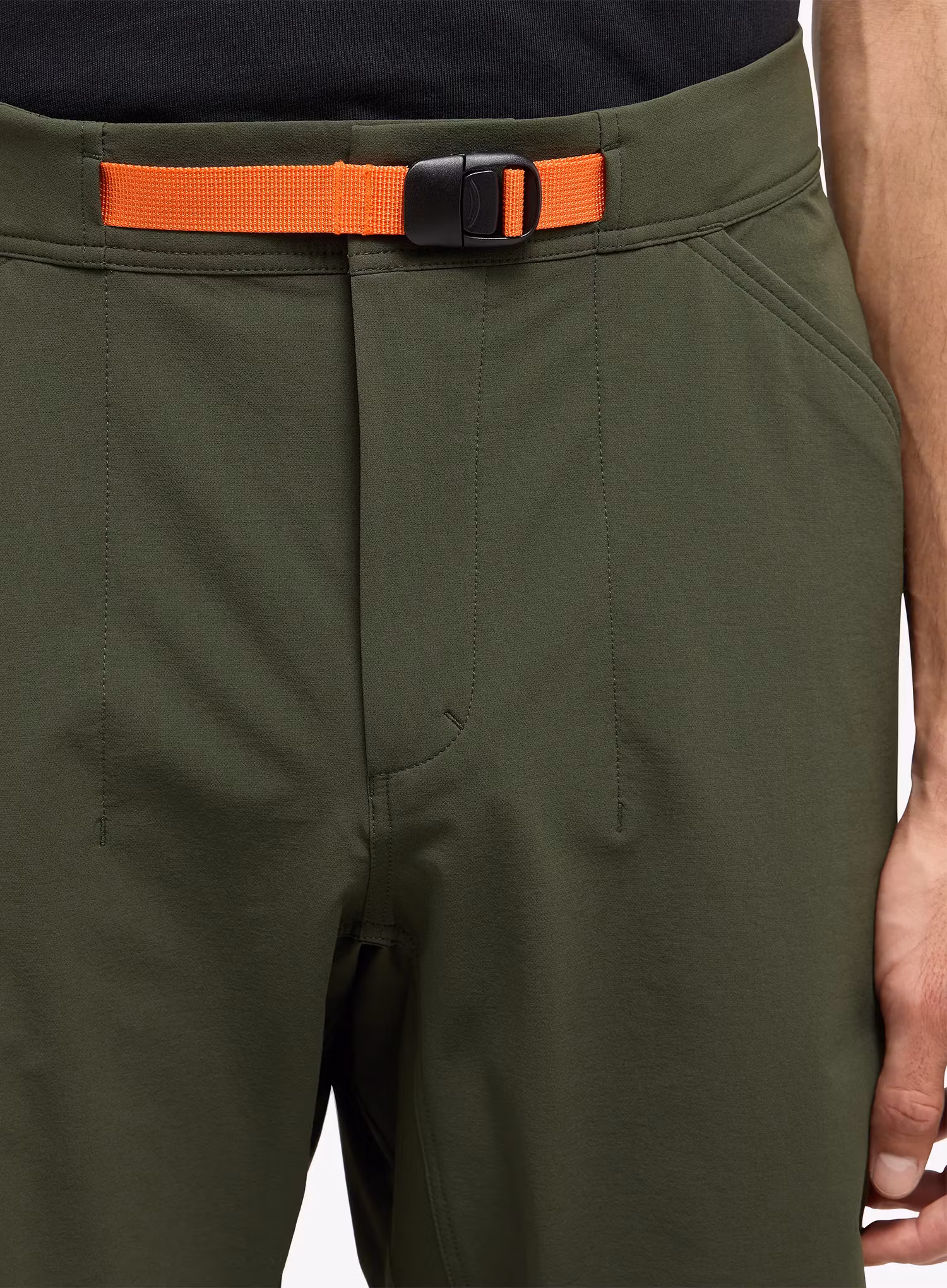 Outdoorové kraťasy Haglofs Lizard Softshell Shorts - seaweed green