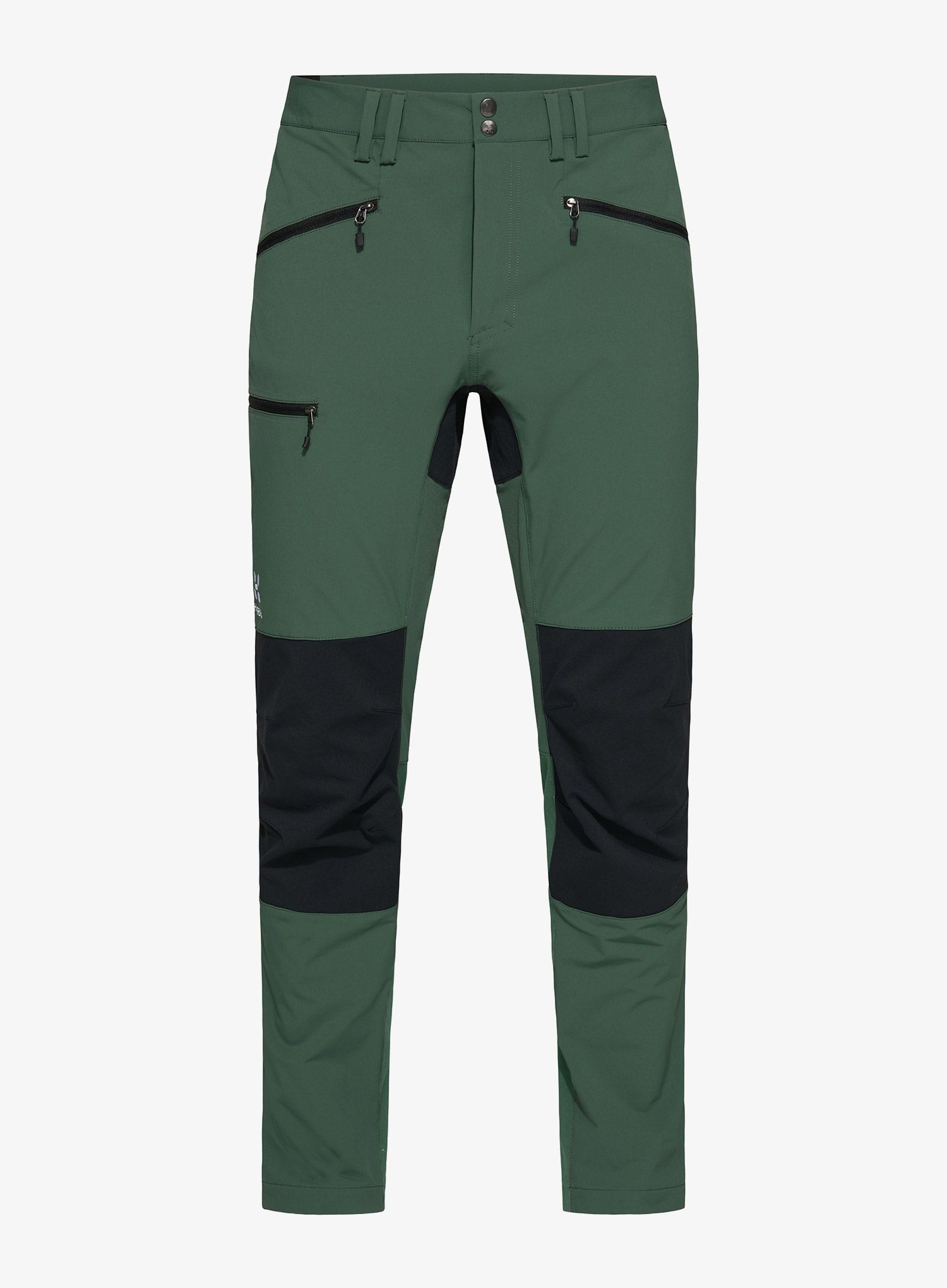Trekové kalhoty pánské Haglofs Mid Slim Pant - fjell green/true black