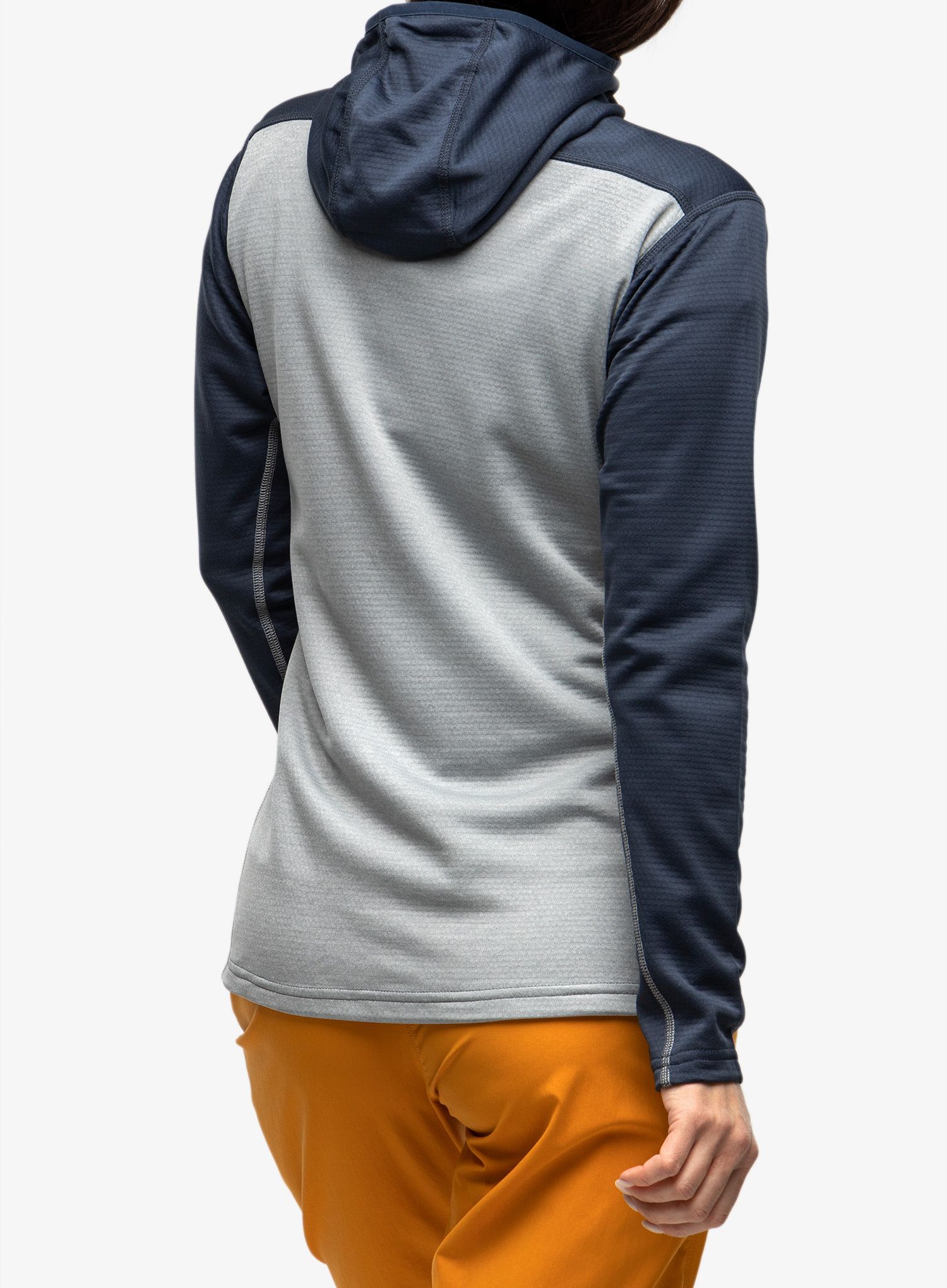 Dámská mikina na zip Haglofs ROC Flash Mid Hood - tarn blue/concrete