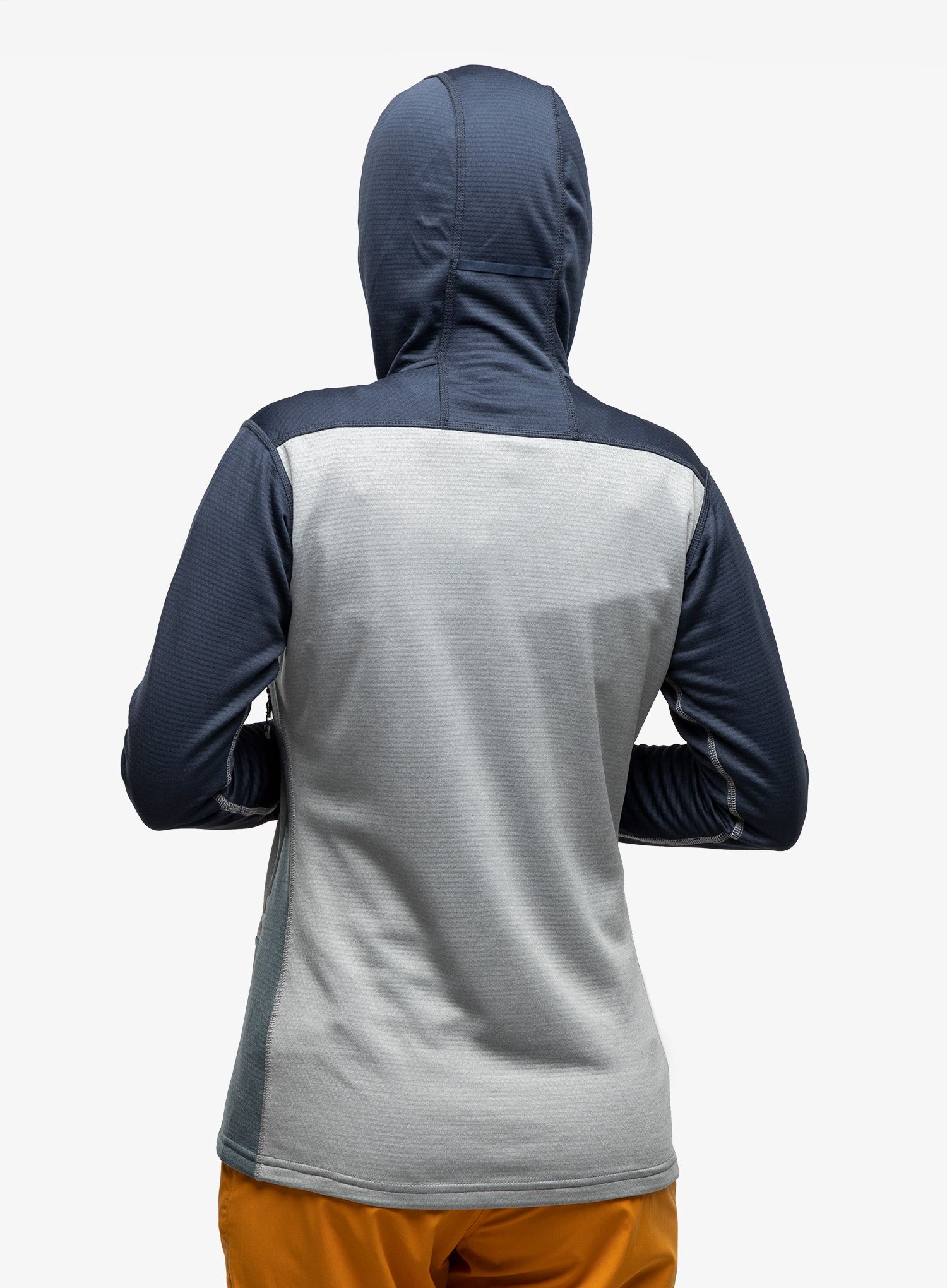 Dámská mikina na zip Haglofs ROC Flash Mid Hood - tarn blue/concrete