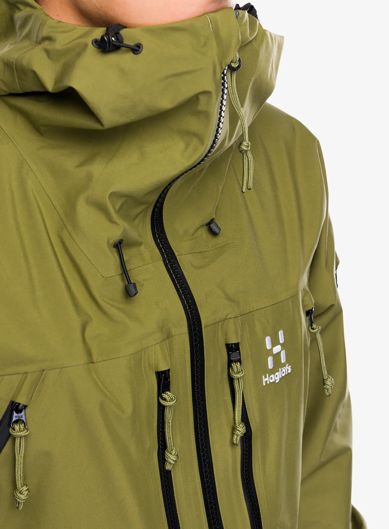 Bunda s membránou Haglofs Vassi GTX Jacket - olive green/thyme green