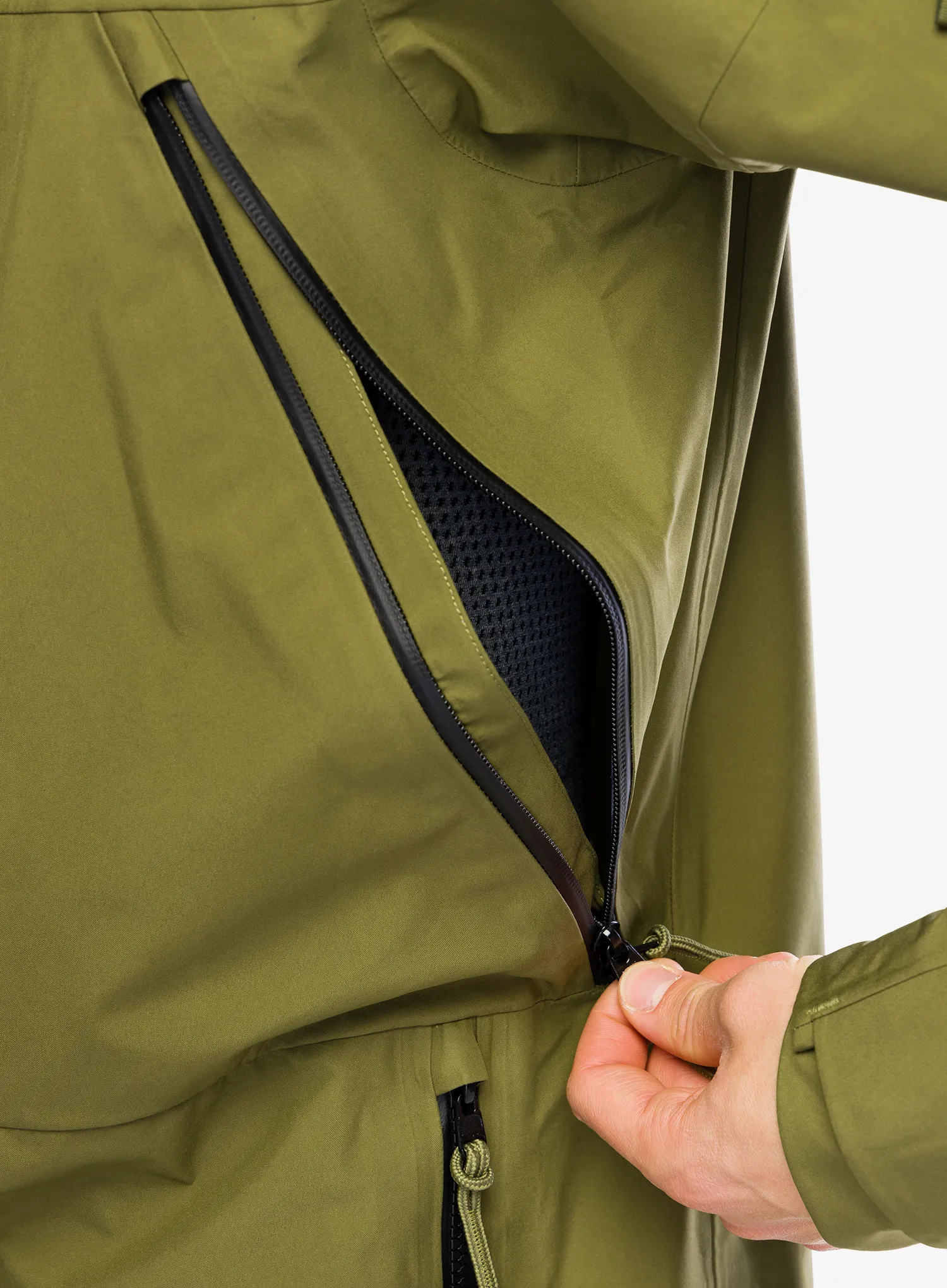 Bunda s membránou Haglofs Vassi GTX Jacket - olive green/thyme green