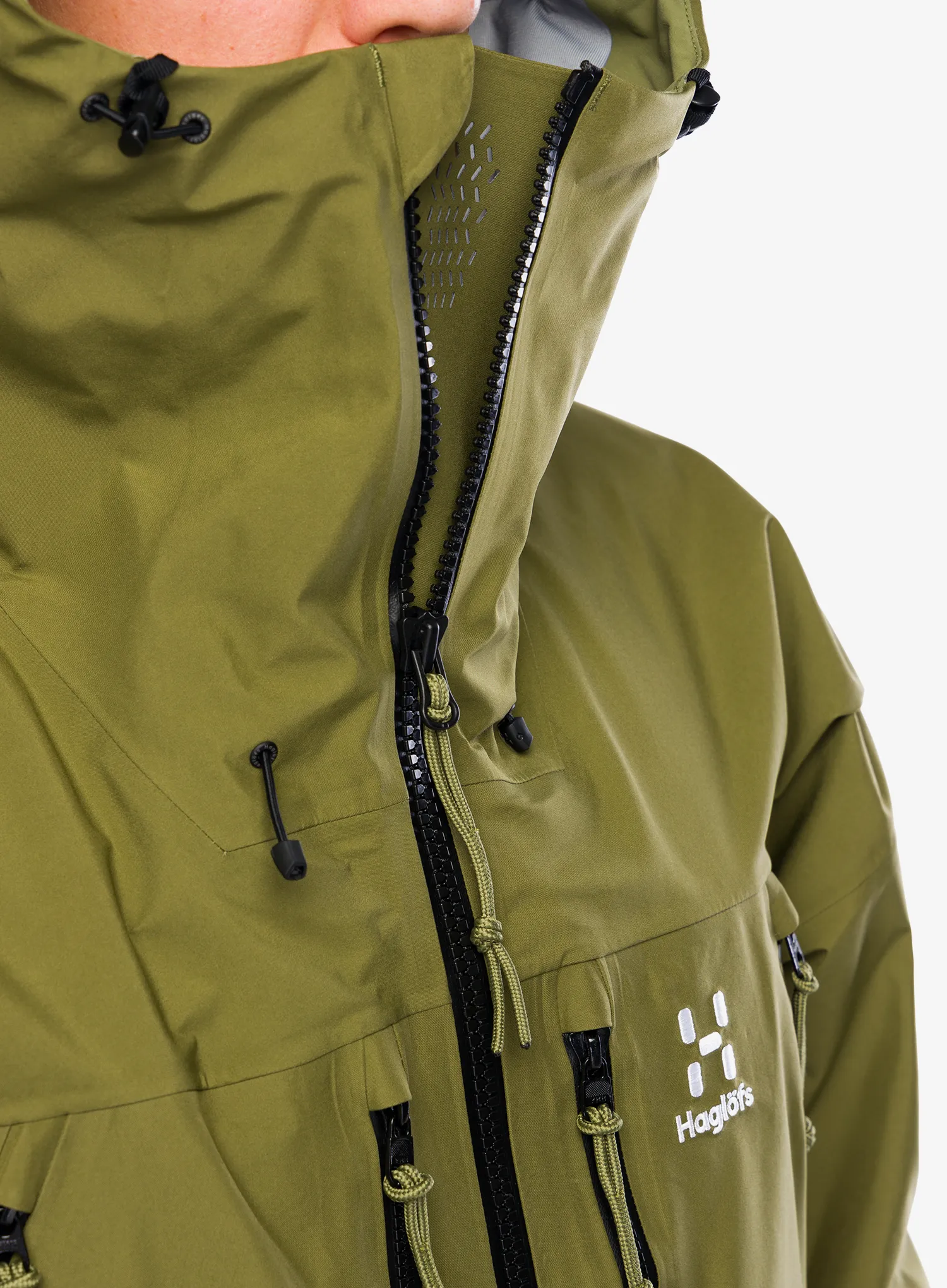 Bunda s membránou Haglofs Vassi GTX Jacket - olive green/thyme green