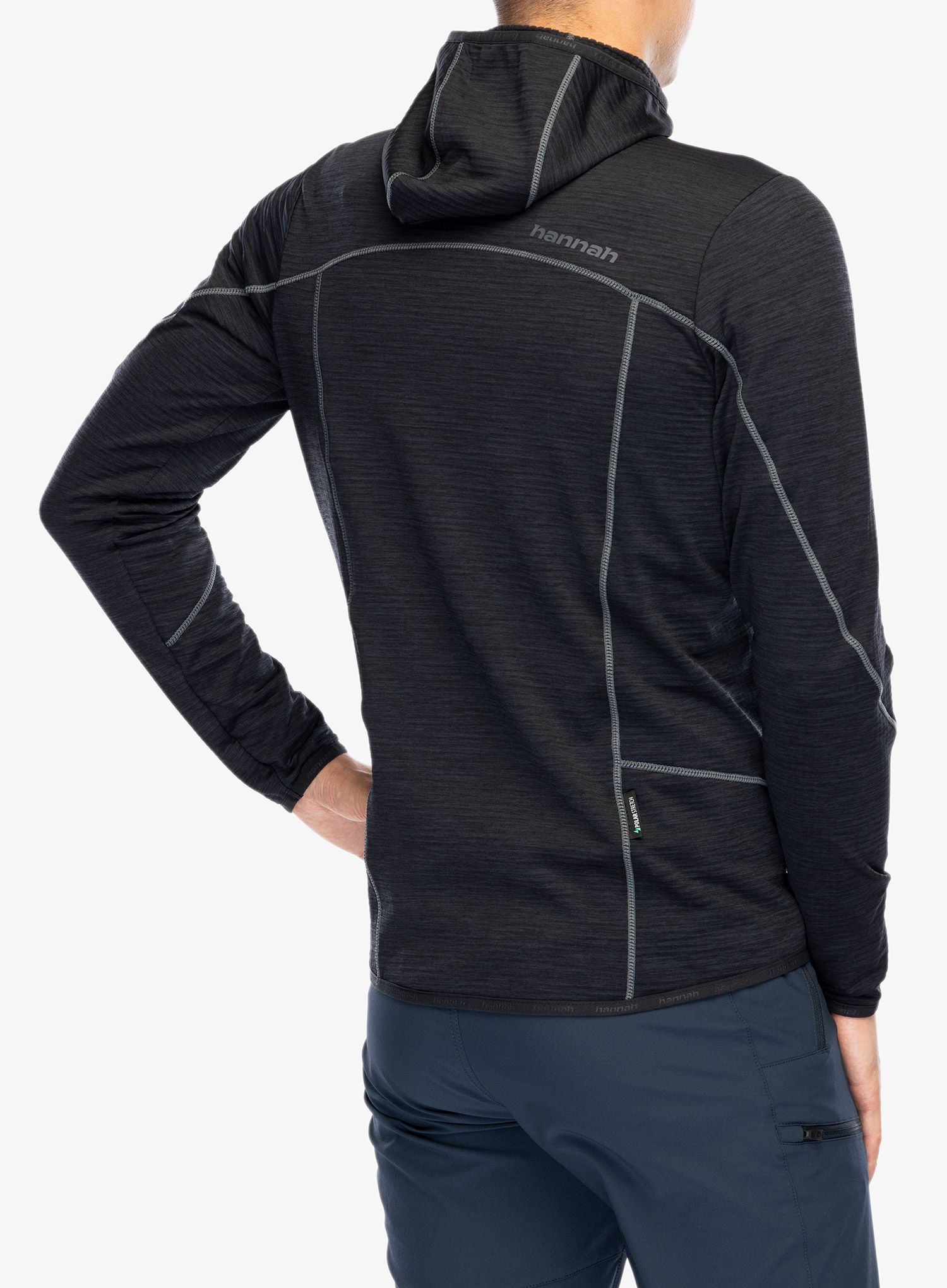 Mikina s kapucí Hannah Damar Hoody - anthracite mel