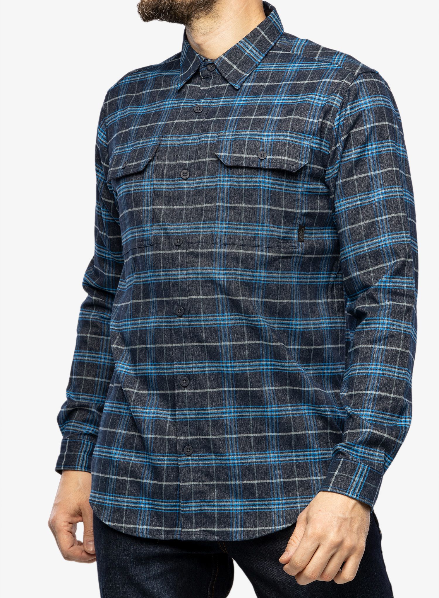 Košile Helikon-Tex Greyman Shirt - blue stonework plaid