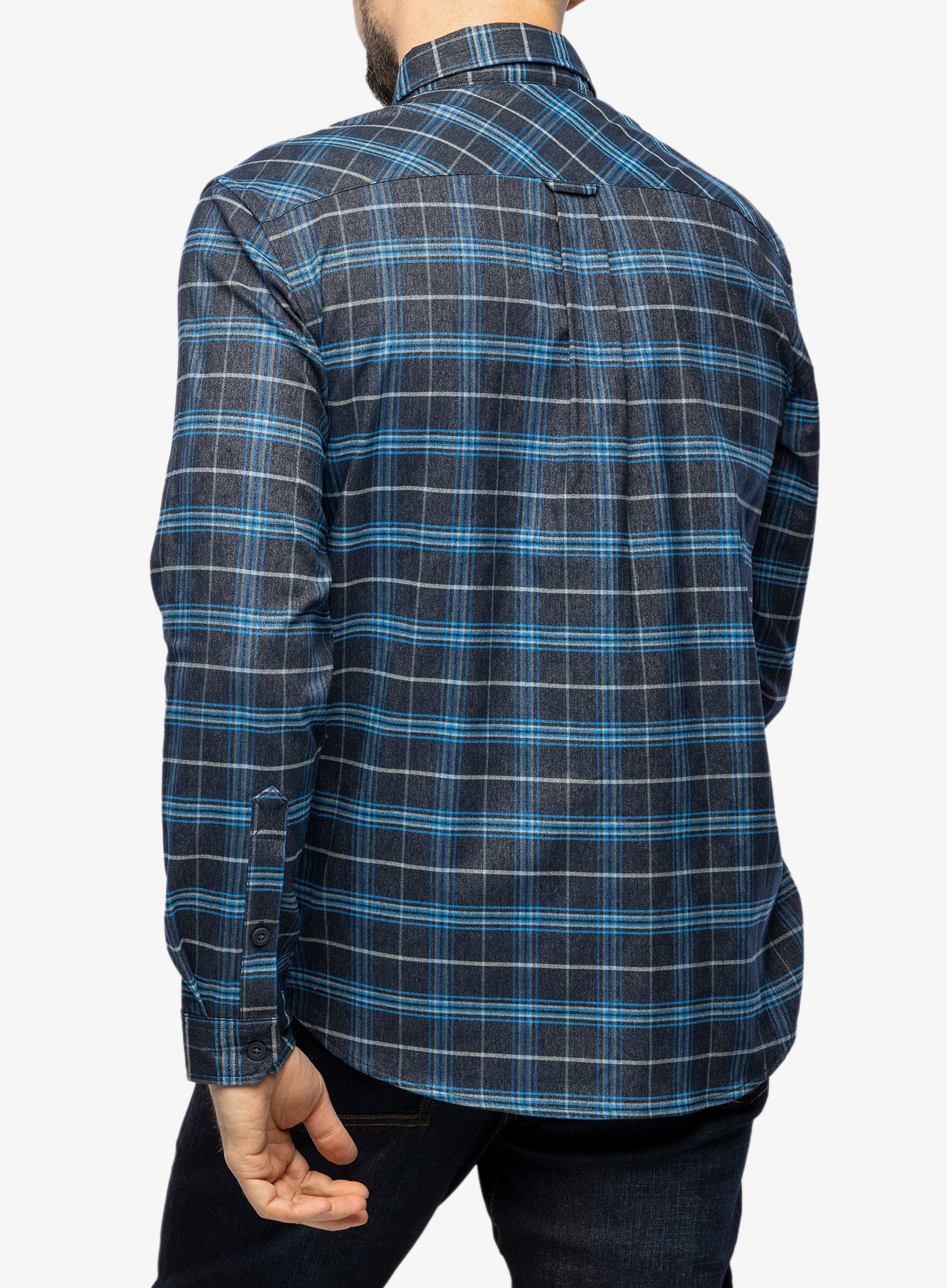 Košile Helikon-Tex Greyman Shirt - blue stonework plaid