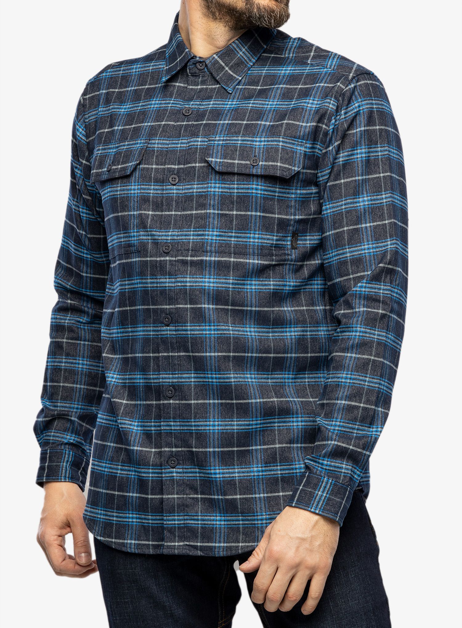 Košile Helikon-Tex Greyman Shirt - blue stonework plaid