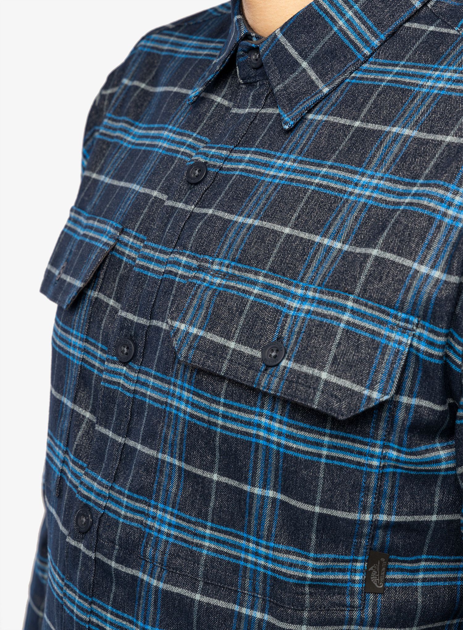 Košile Helikon-Tex Greyman Shirt - blue stonework plaid