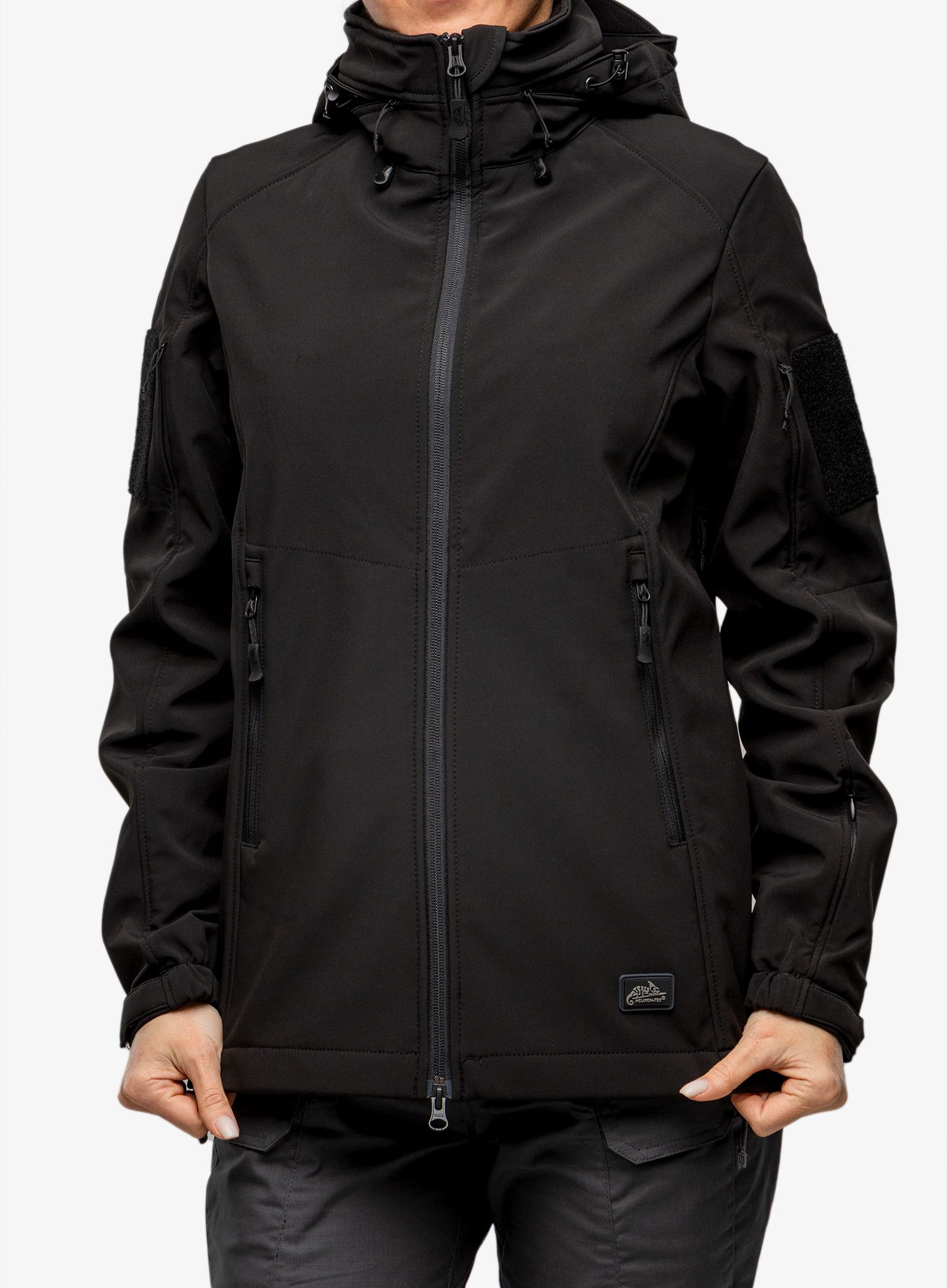 Softshellová bunda dámská Helikon-Tex Gunfighter Woman's Jacket - black