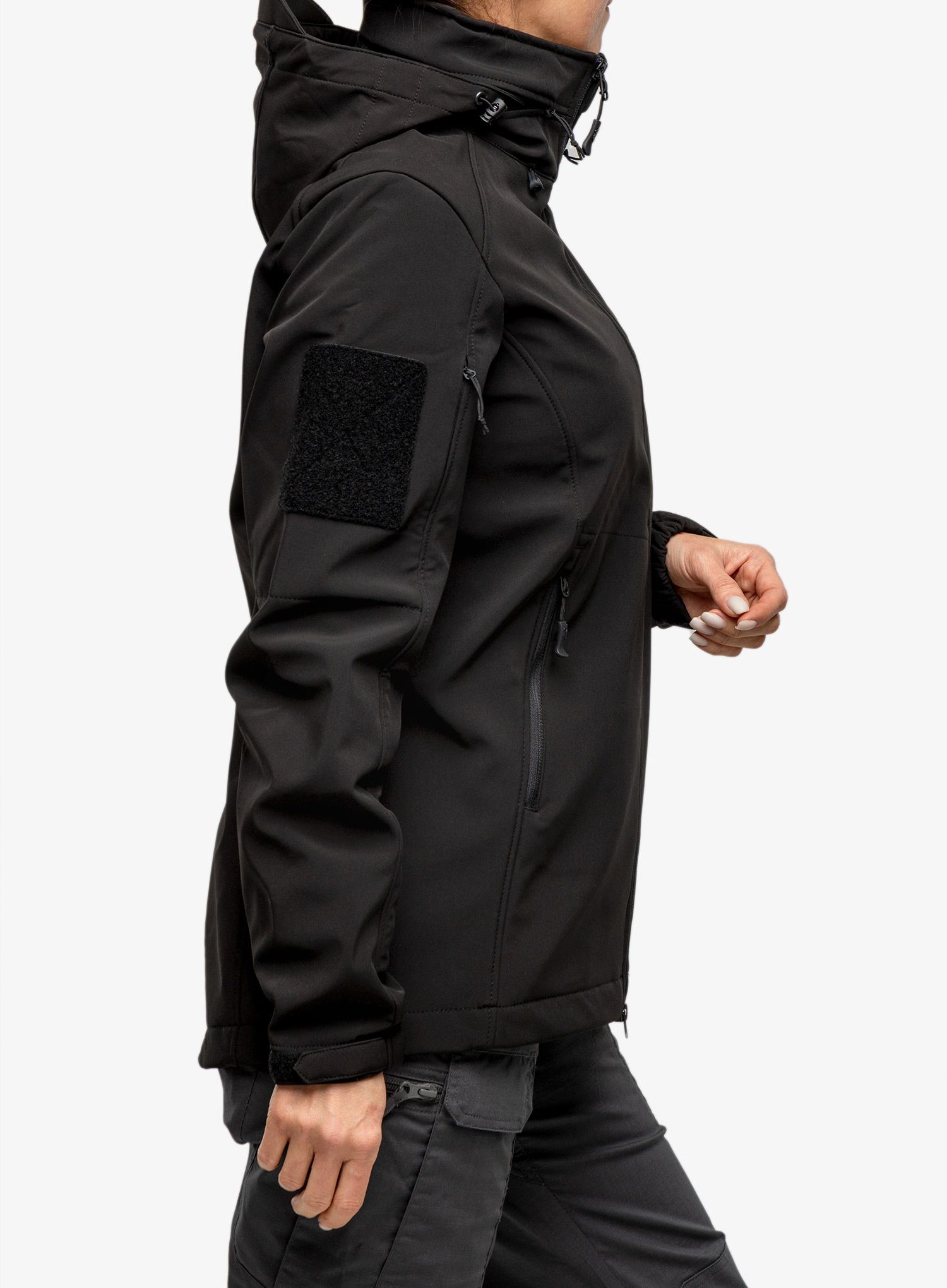 Softshellová bunda dámská Helikon-Tex Gunfighter Woman's Jacket - black
