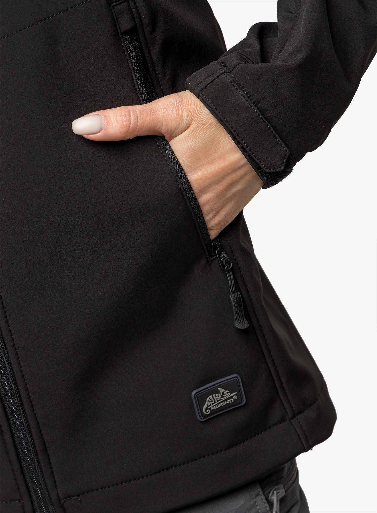 Softshellová bunda dámská Helikon-Tex Gunfighter Woman's Jacket - black