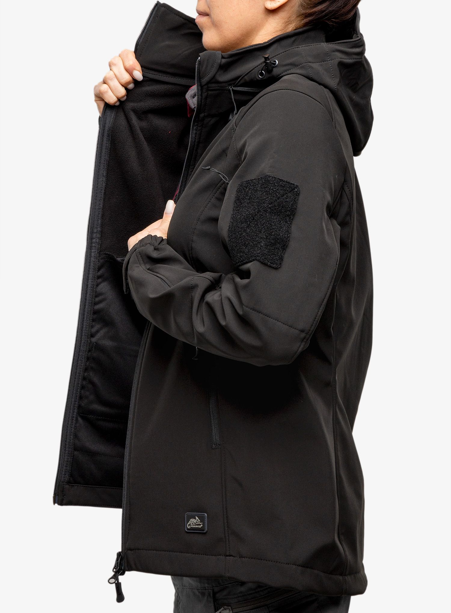 Softshellová bunda dámská Helikon-Tex Gunfighter Woman's Jacket - black