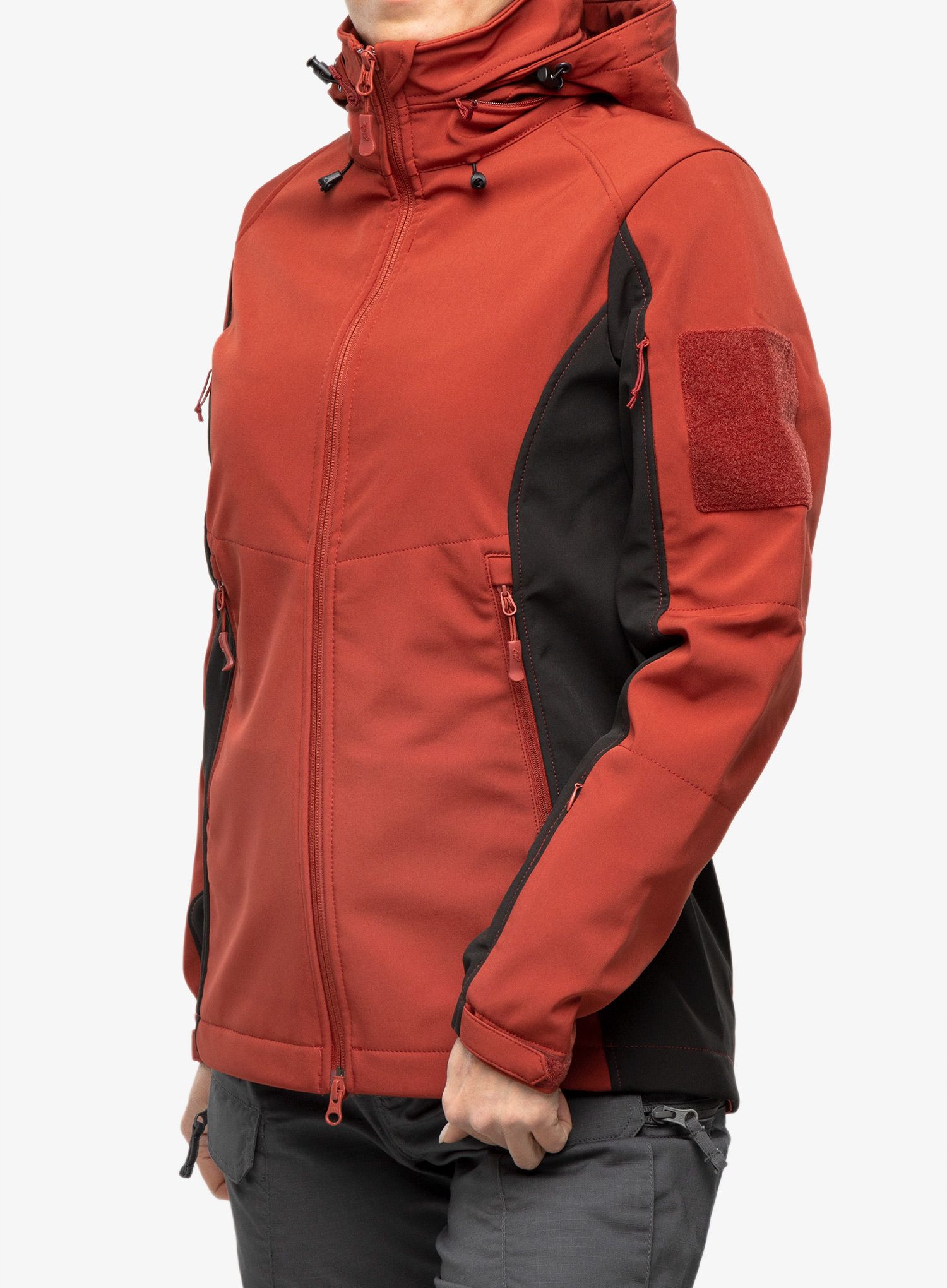 Softshellová bunda dámská Helikon-Tex Gunfighter Woman's Jacket - crimson sky/black