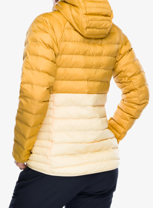 Zateplená bunda dámská Helly Hansen Banff Hooded Insulator - yellow cream/sand