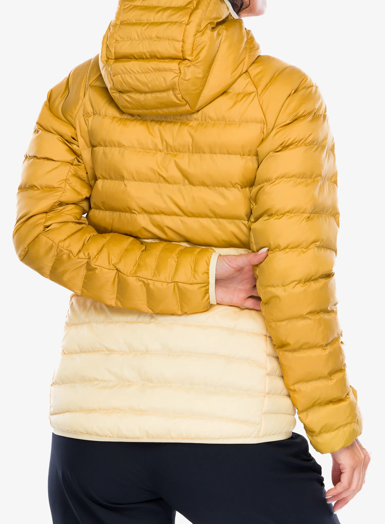 Zateplená bunda dámská Helly Hansen Banff Hooded Insulator - yellow cream/sand