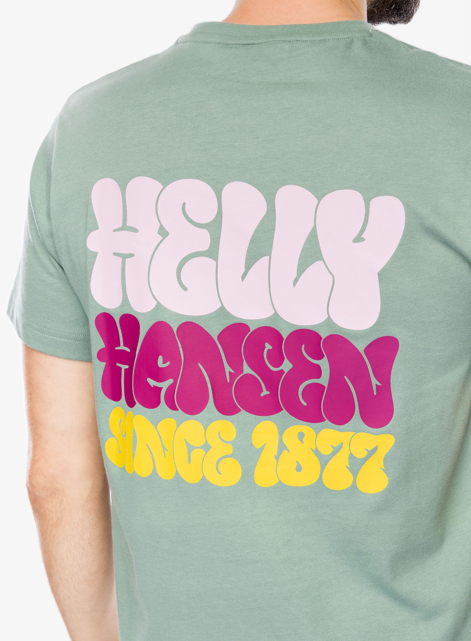 Tričko s potiskem Helly Hansen Core Graphic T-Shirt - cactus