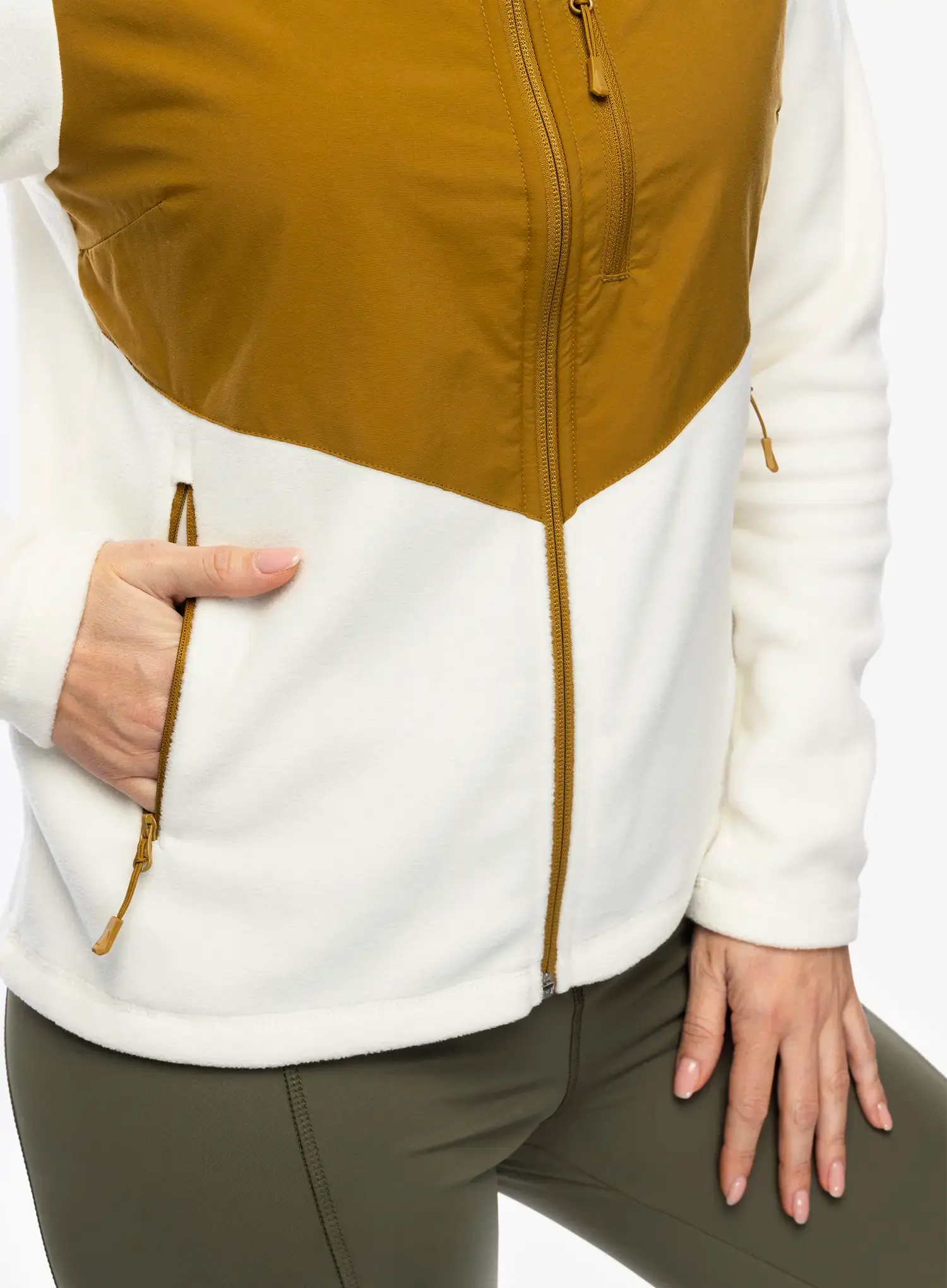 Dámská mikina se zipem Helly Hansen Daybreaker Block Jacket - snow