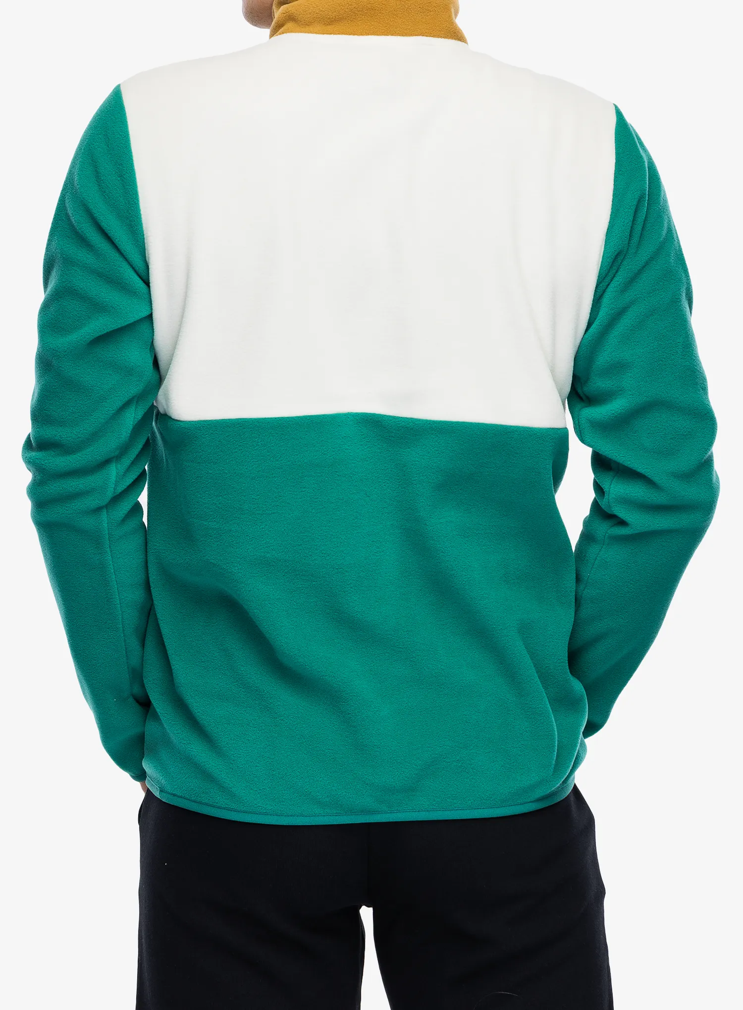 Fleece mikina Helly Hansen Daybreaker Snap Pullover - emerald