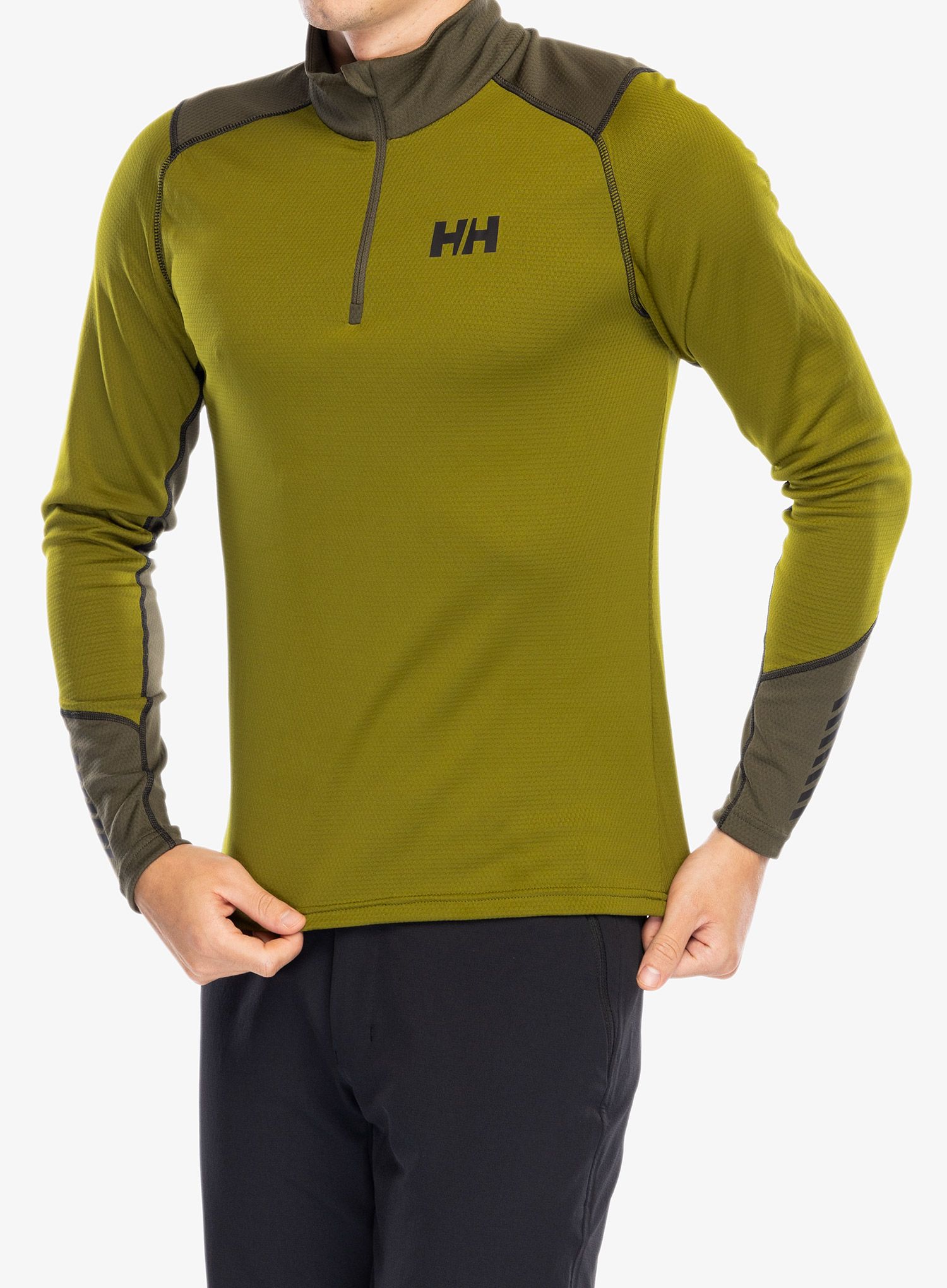 Pánská funkční mikina Helly Hansen LIFA Active 1/2 Zip - olive green