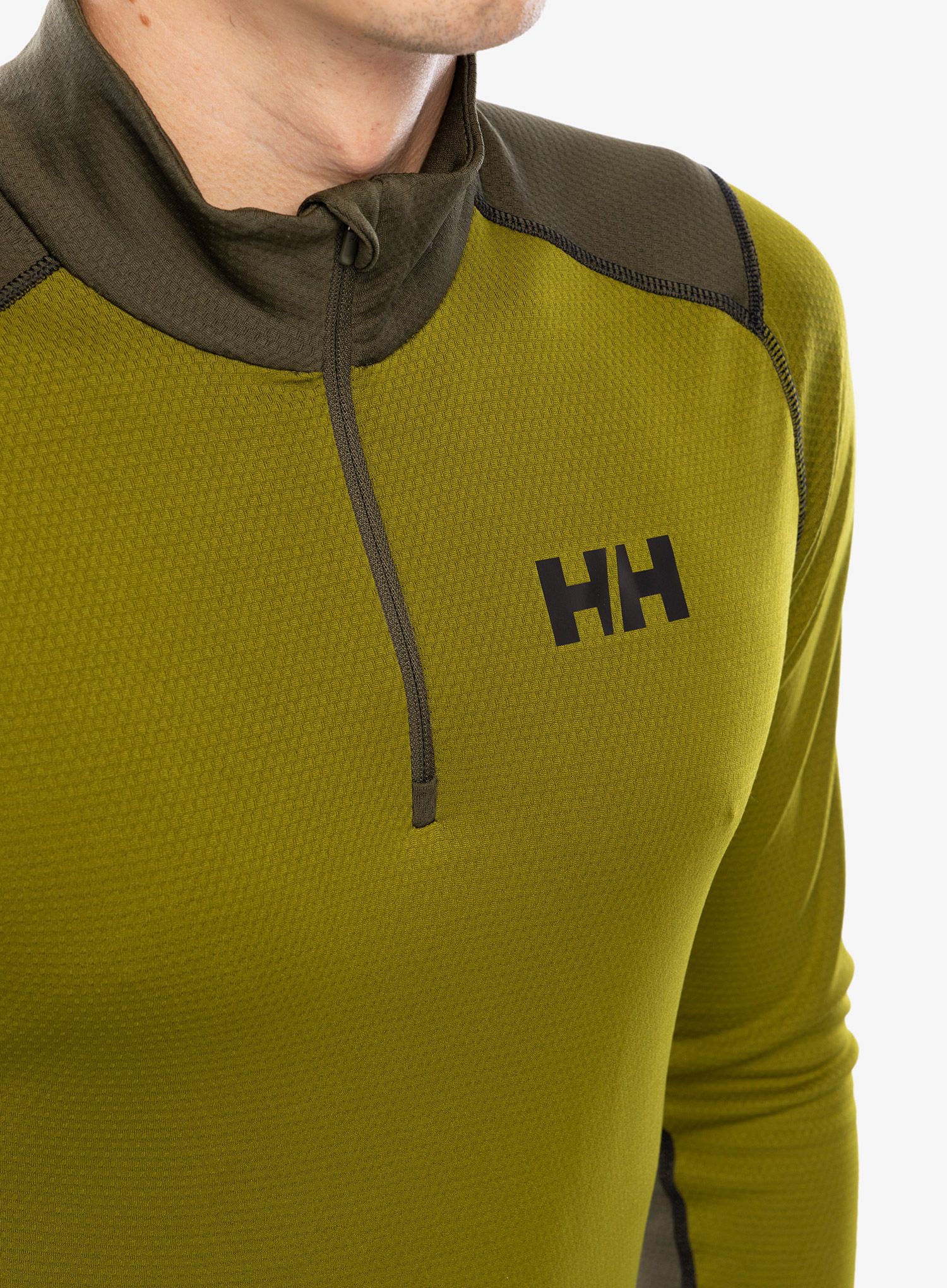 Pánská funkční mikina Helly Hansen LIFA Active 1/2 Zip - olive green