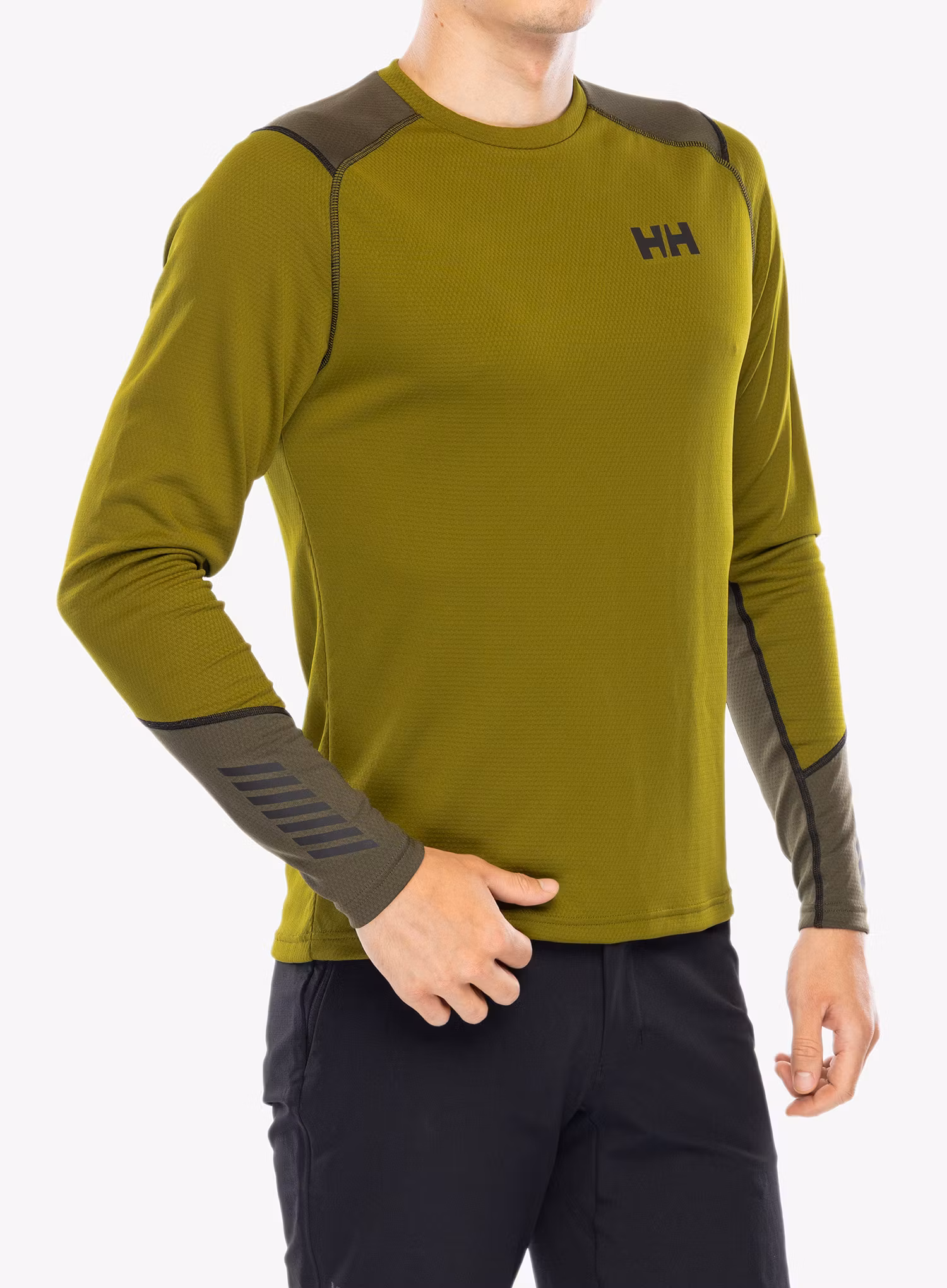 Funkční mikina pánská Helly Hansen LIFA Active Crew - olive green