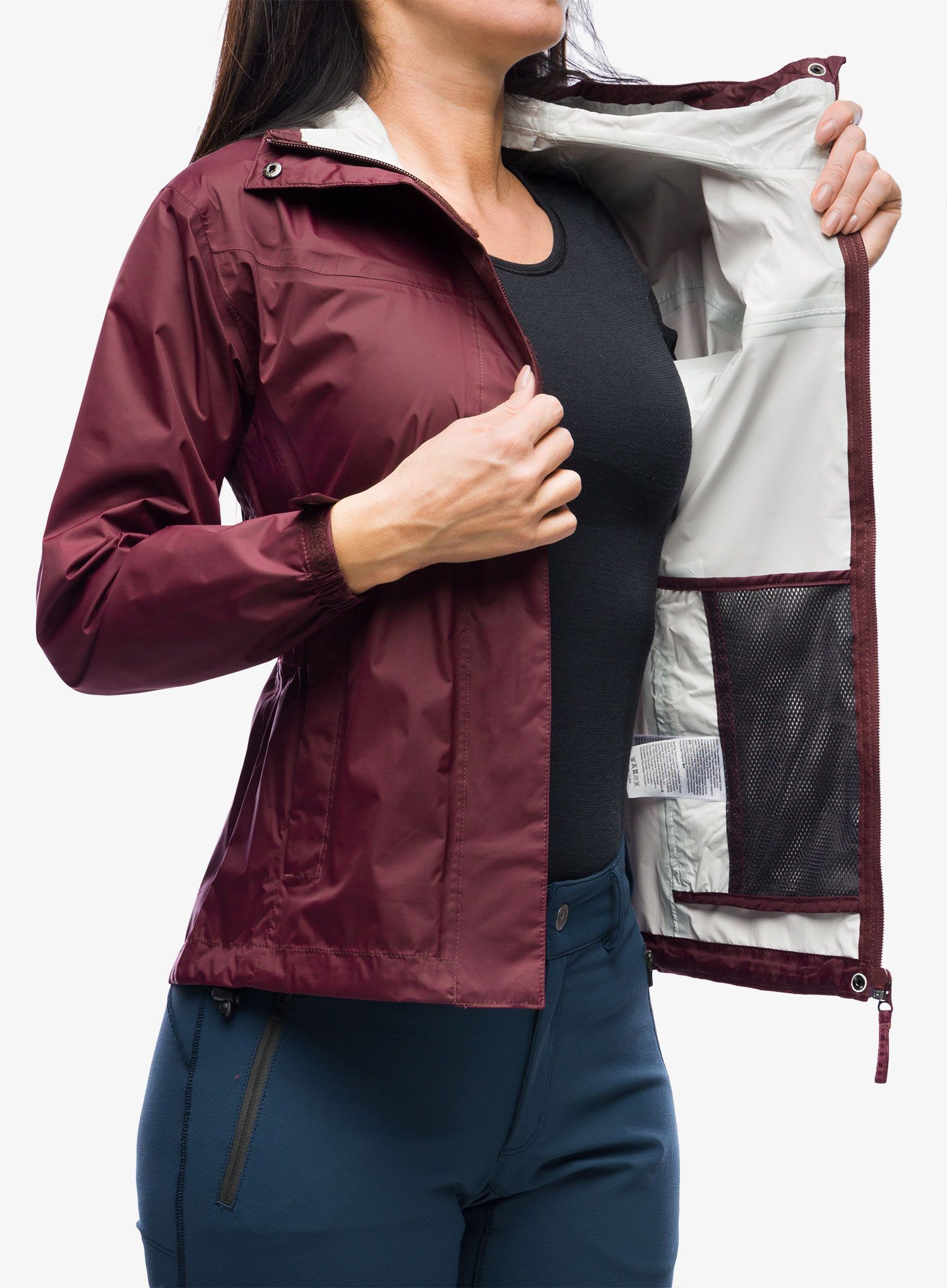 Dámská bunda do deště Helly Hansen Loke Jacket - hickory/coral almond
