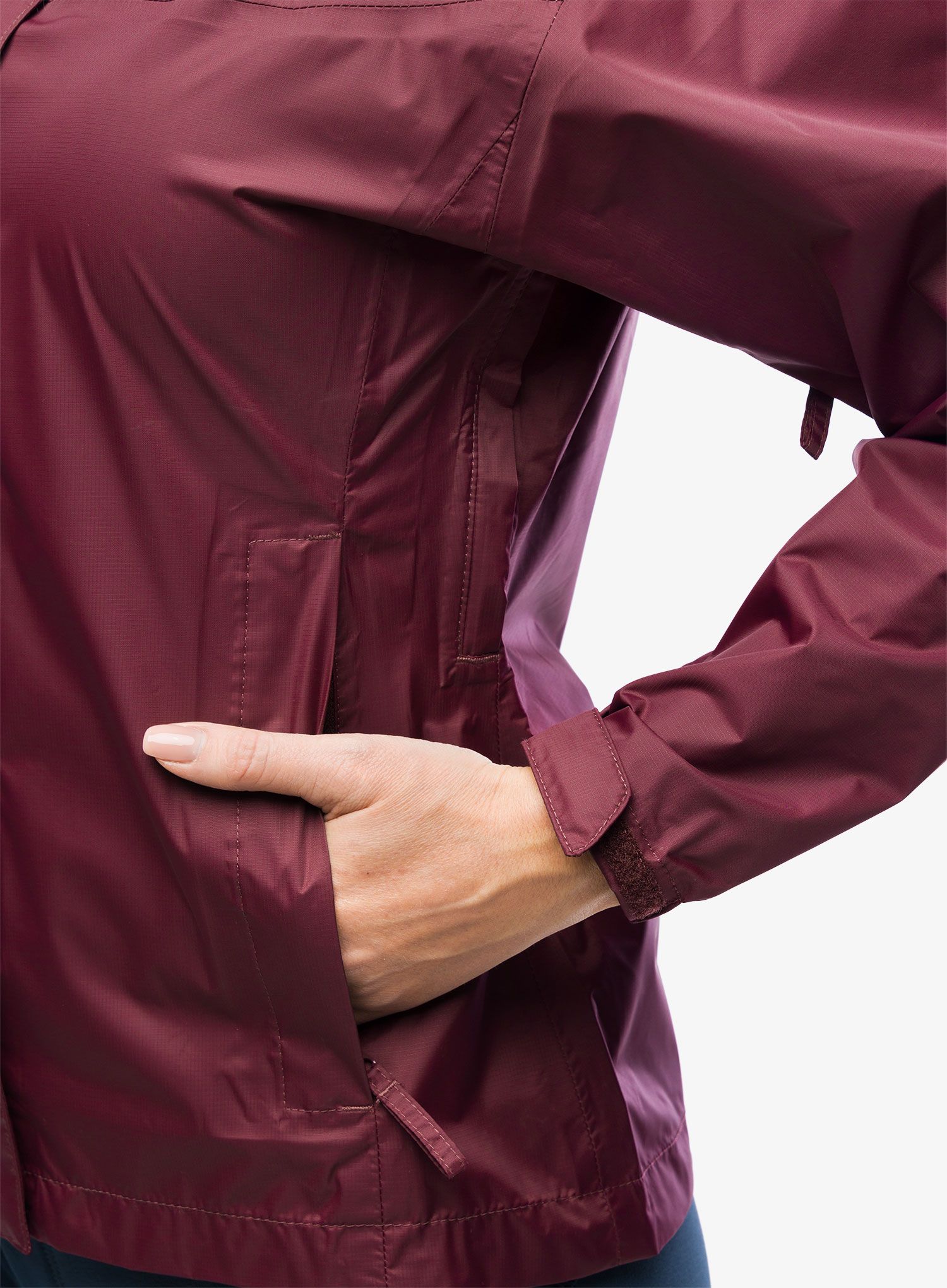 Dámská bunda do deště Helly Hansen Loke Jacket - hickory/coral almond