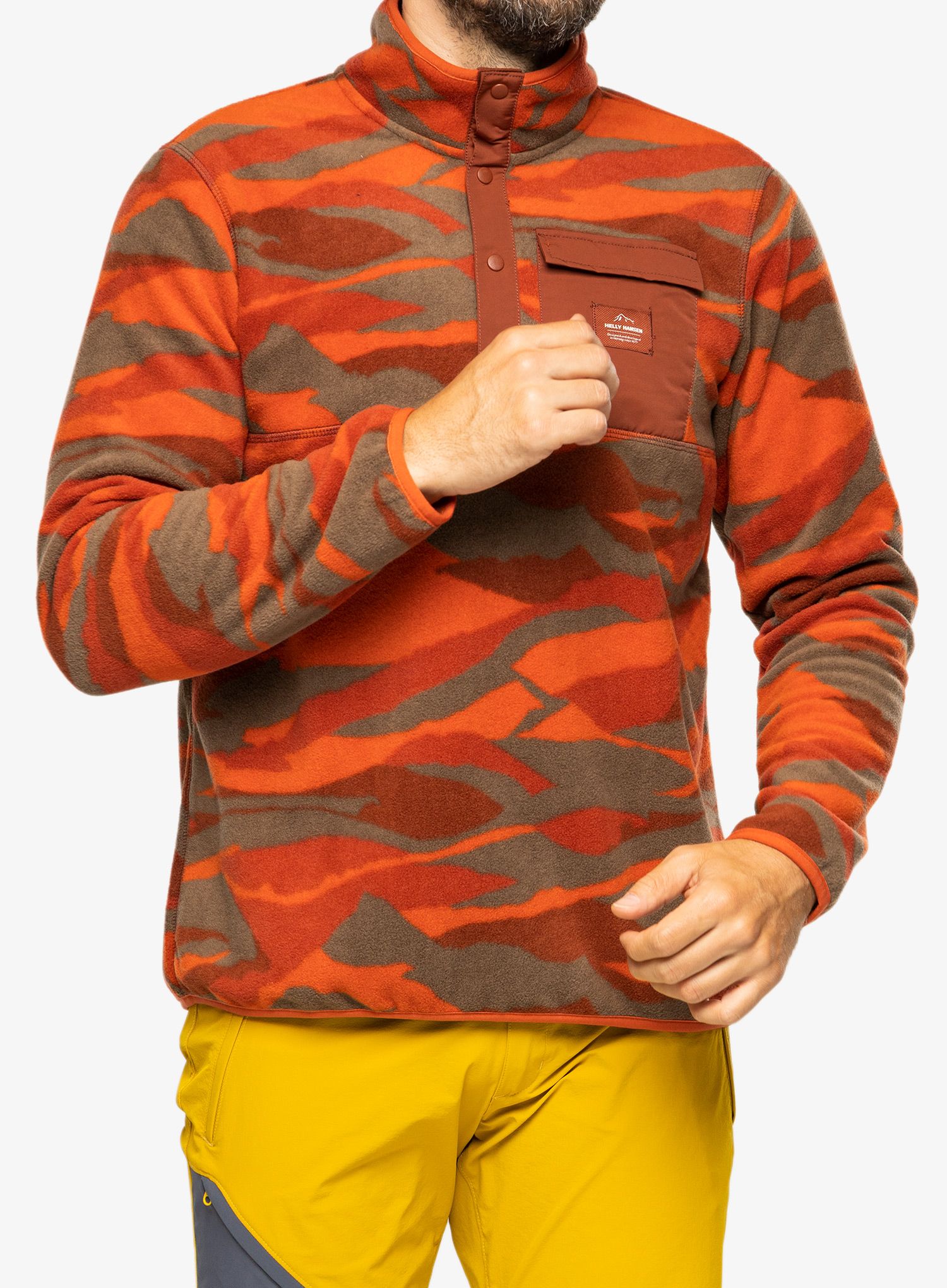 Fleece mikina pánská Helly Hansen Maridalen Fleece - canyon icon print