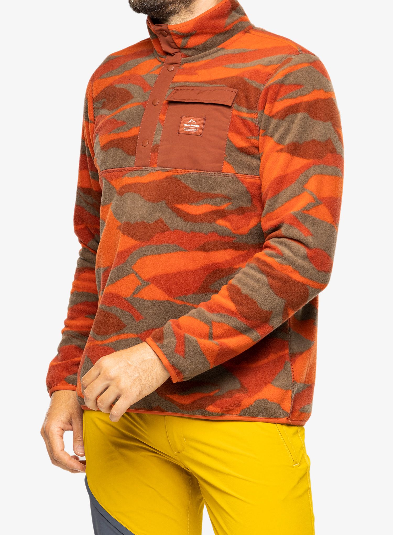 Fleece mikina pánská Helly Hansen Maridalen Fleece - canyon icon print
