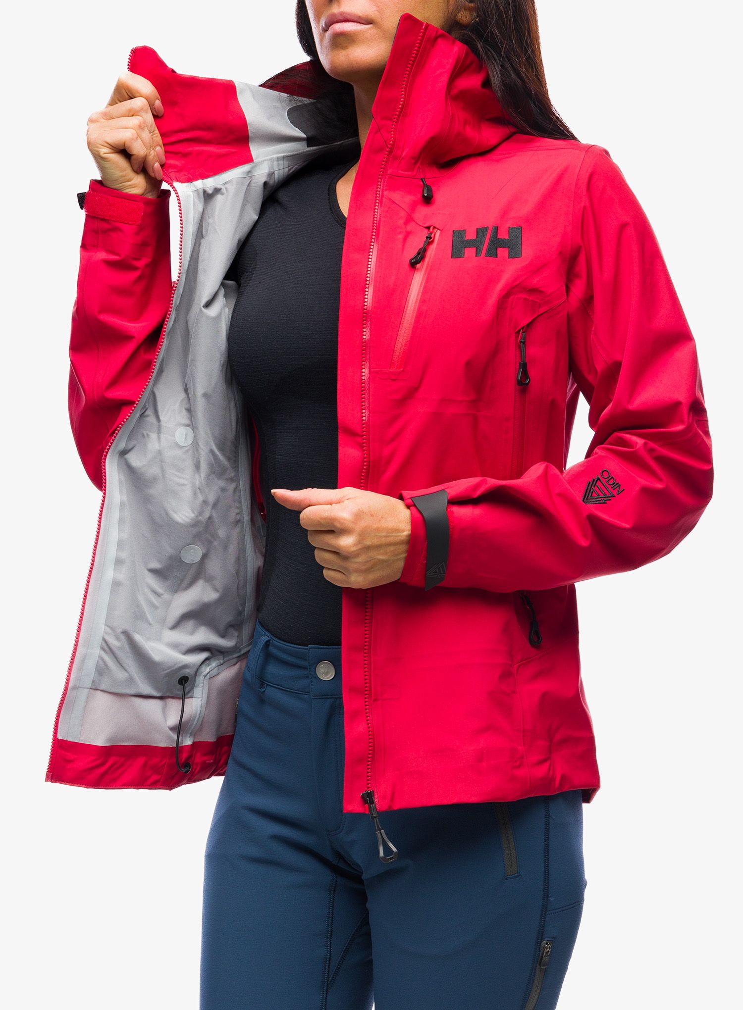 Bunda na hory s membránou dámská Helly Hansen Odin 9 Worlds 2.0 - red