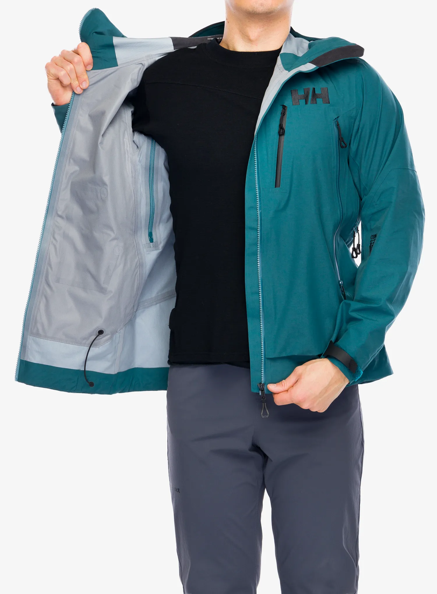 Bunda s membránou Helly Hansen Odin 9 Worlds 3.0 Jacket - dark creek/dark creek