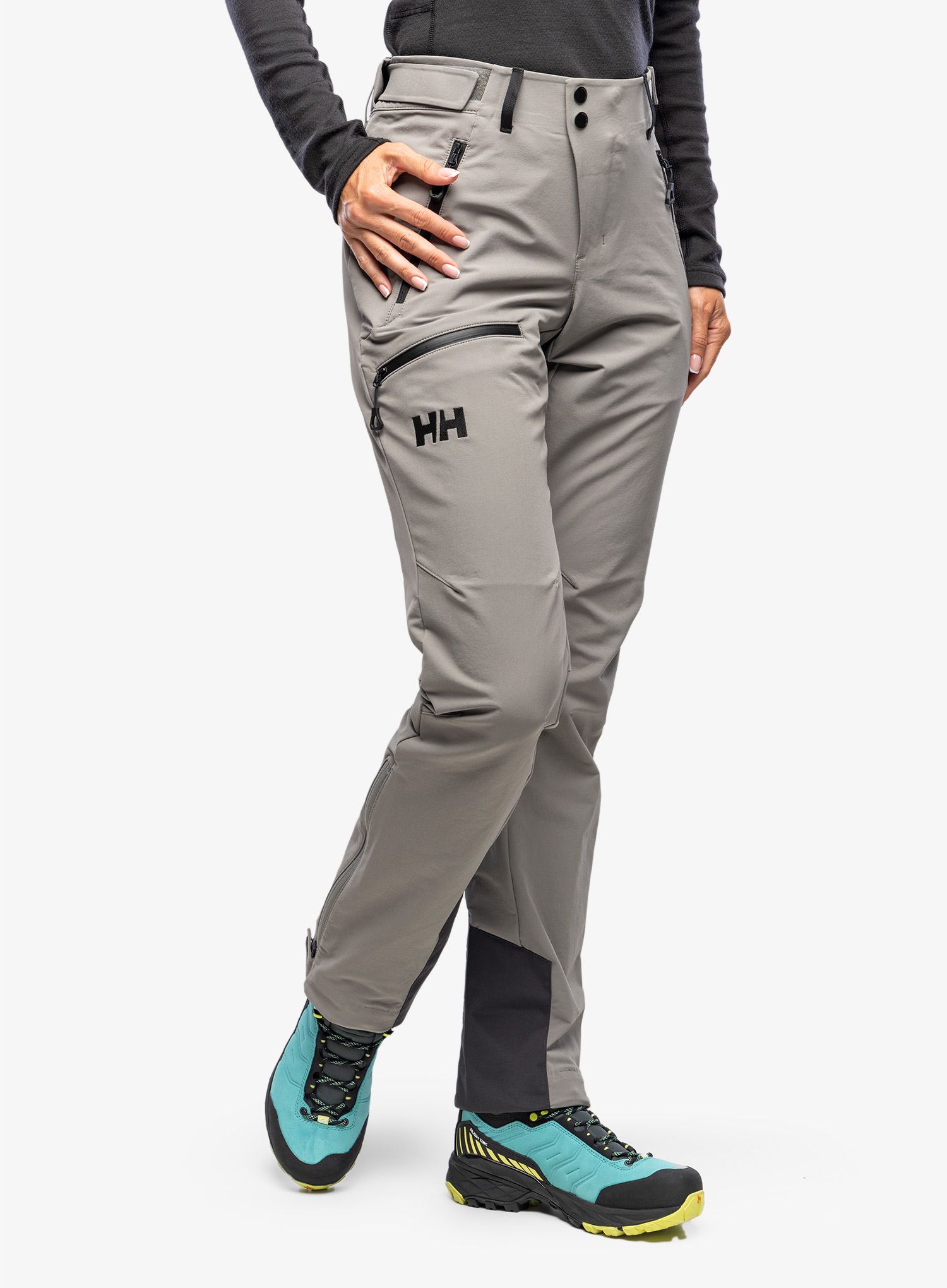 Trekové kalhoty dámské Helly Hansen Odin Muninn 2.0 Pant - concrete