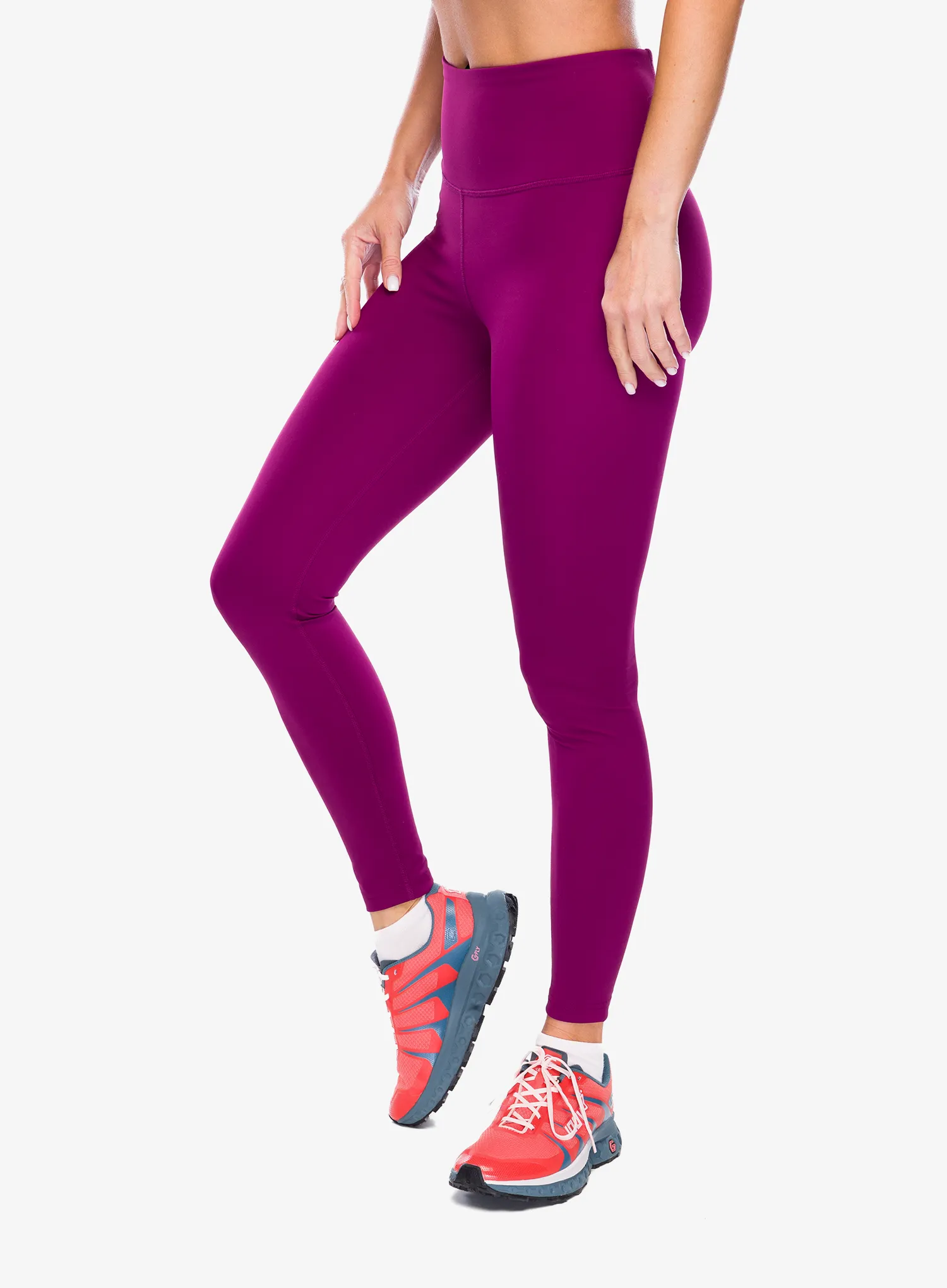 Dámské legíny Helly Hansen Roam Leggings - dark magenta/magenta 2.0