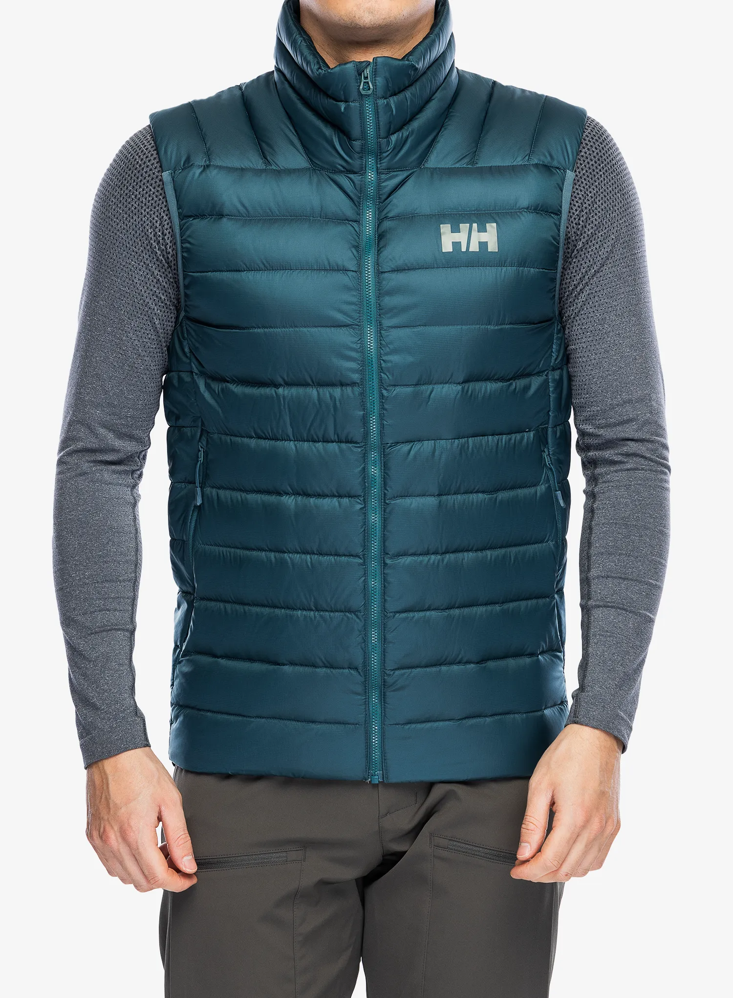 Péřová vesta Helly Hansen Verglas Down Vest 2.0 - dark creek