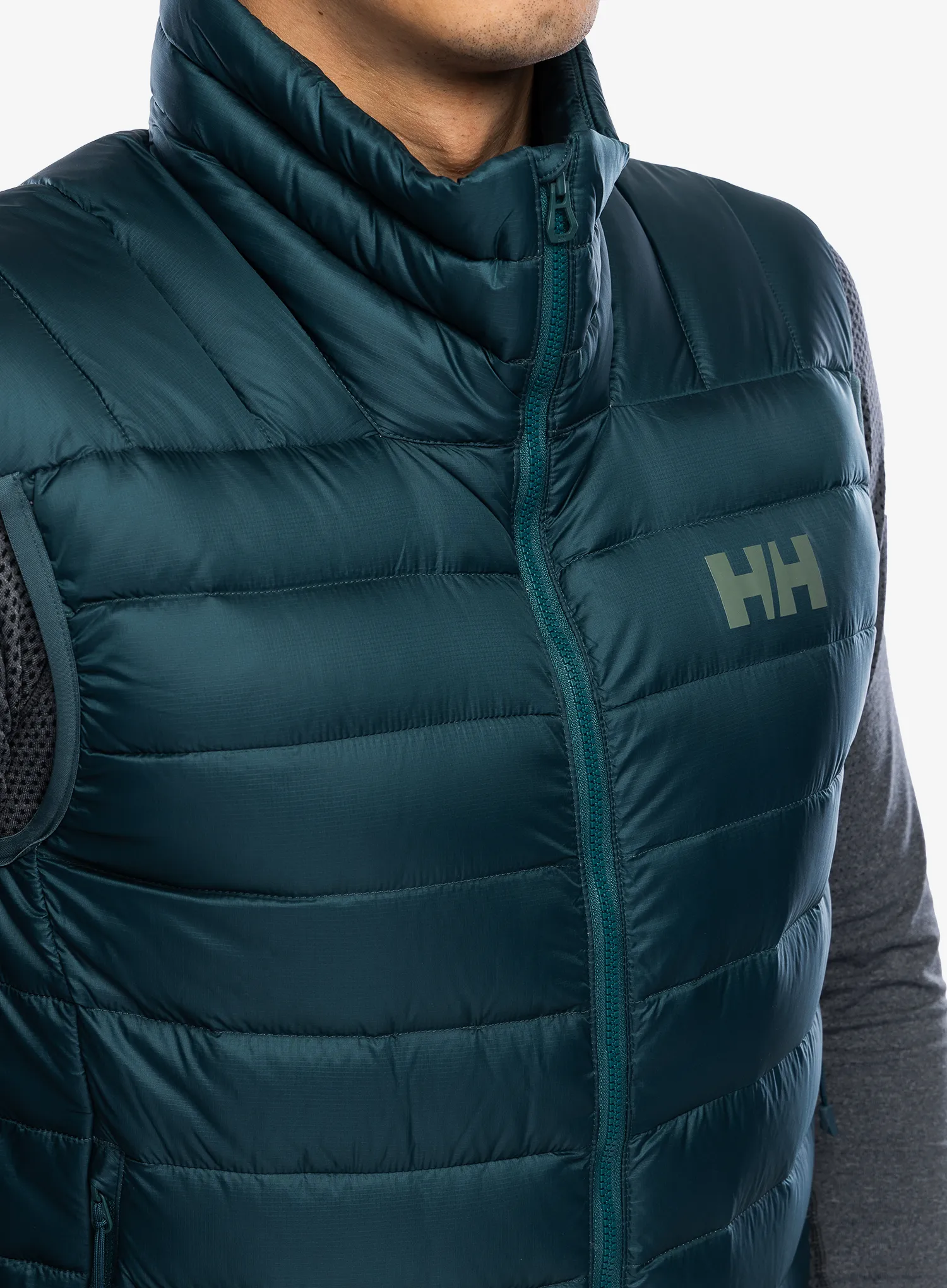 Péřová vesta Helly Hansen Verglas Down Vest 2.0 - dark creek
