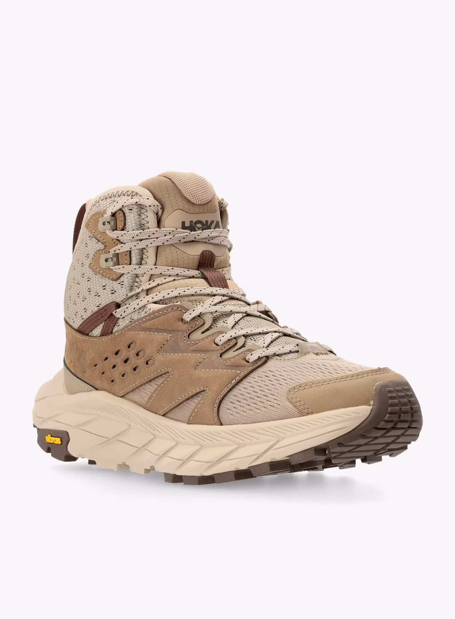 Turistické boty Hoka Anacapa Breeze Mid - dune/oxford tan