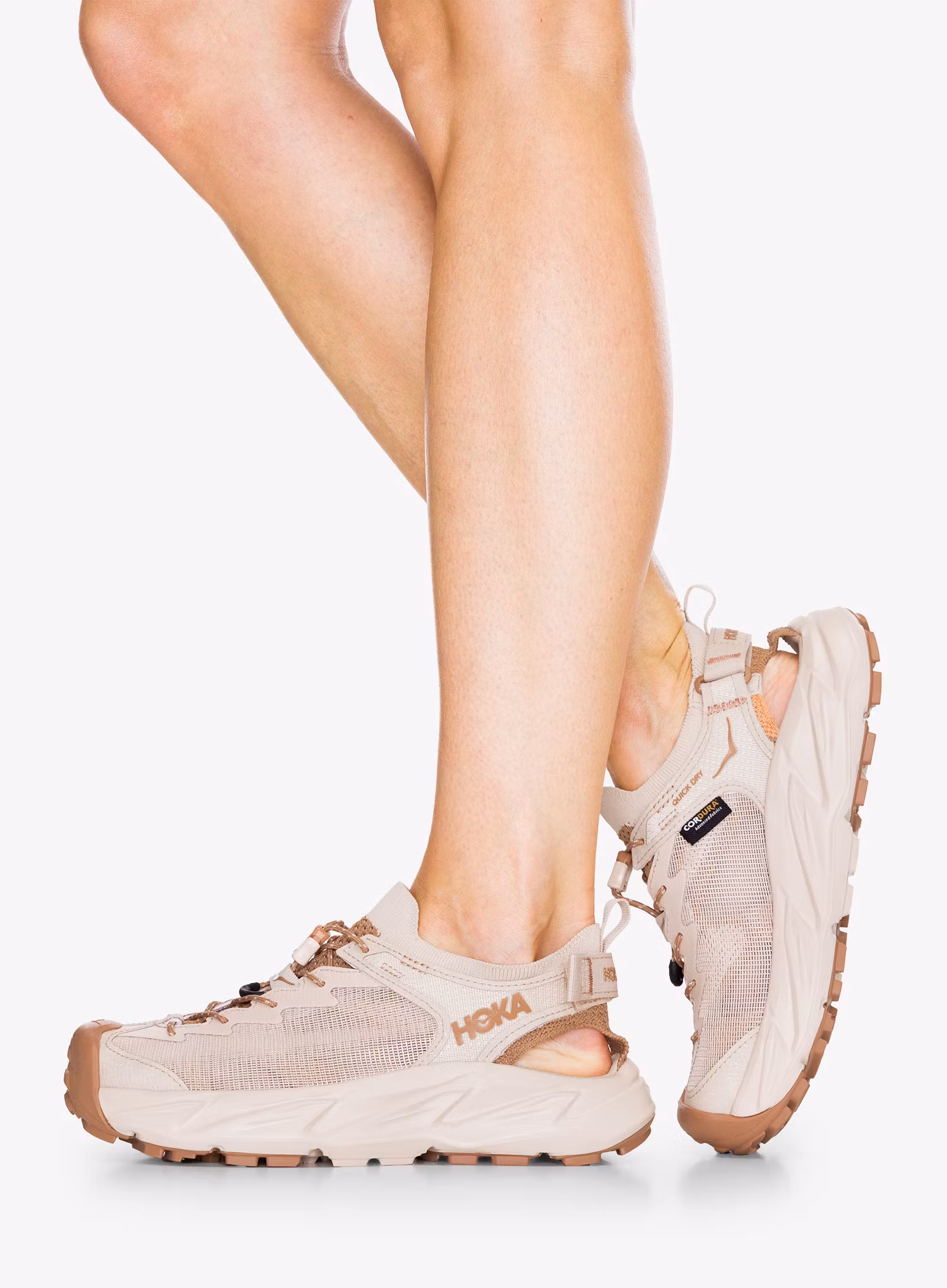 Trekové sandály dámské Hoka Hopara 2 - cream/ced